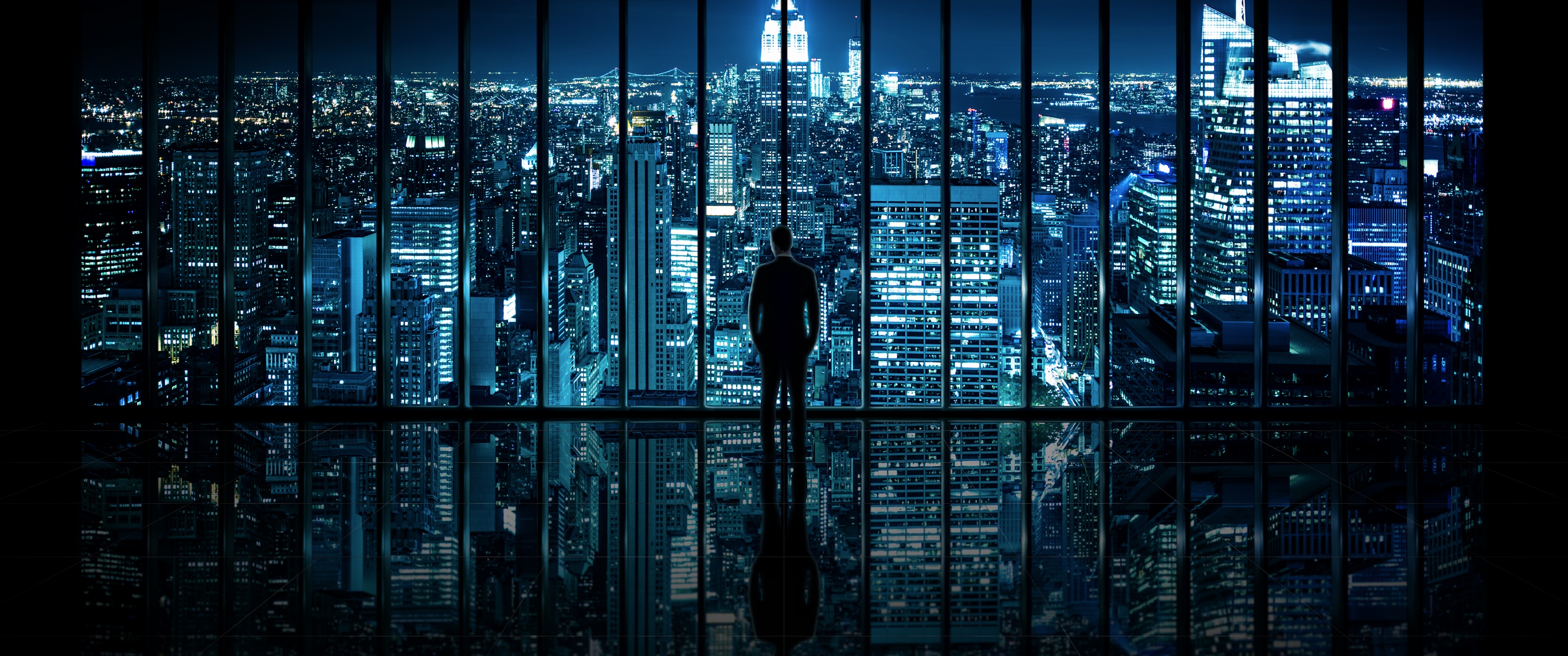 New York City Wallpaper 4K, Cityscape, City lights, World
