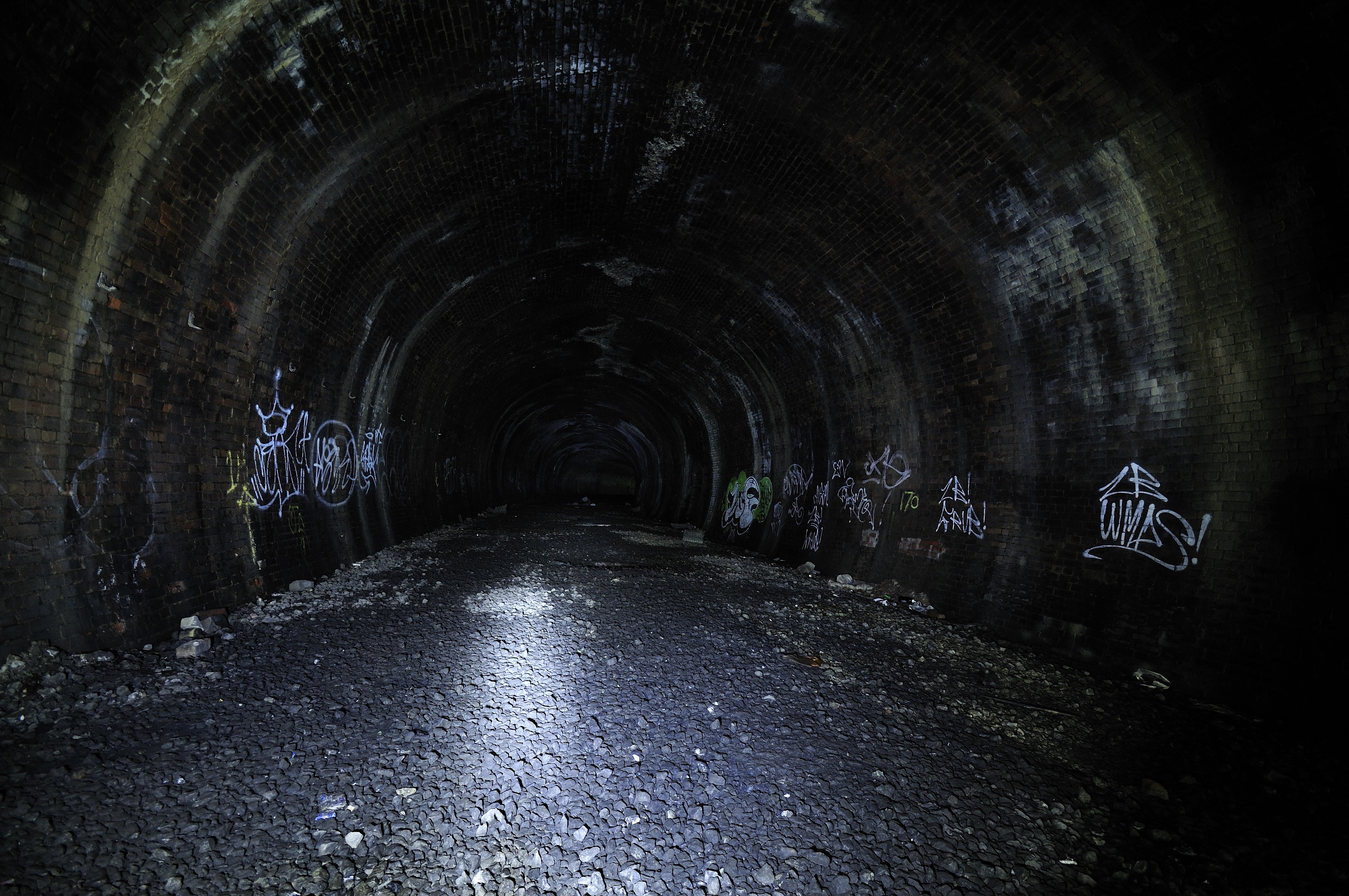 tunnel, Dark, Night Wallpaper HD / Desktop and Mobile Background