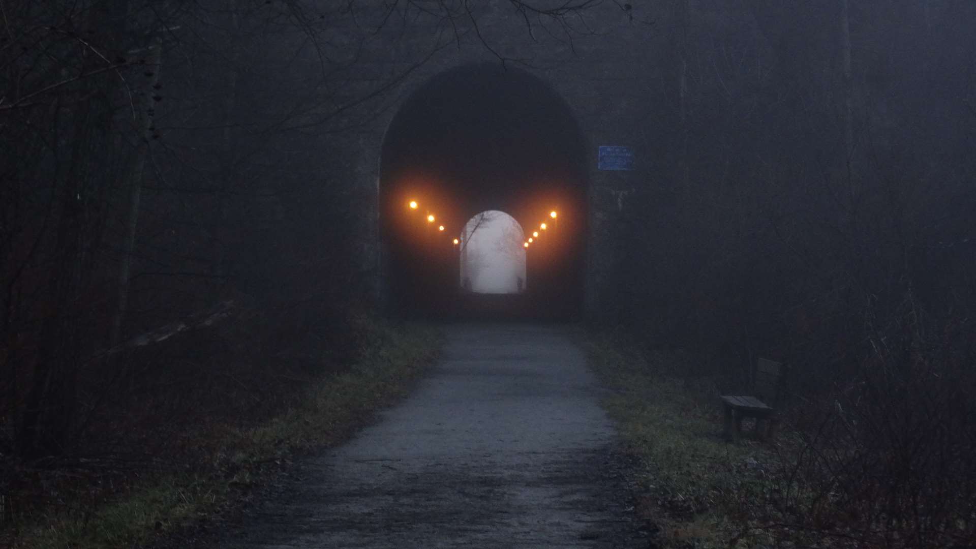 1920x1080 dark, morning, trail, train tunnel, tunnel wallpaper JPG 88 kB Gallery HD Wallpaper