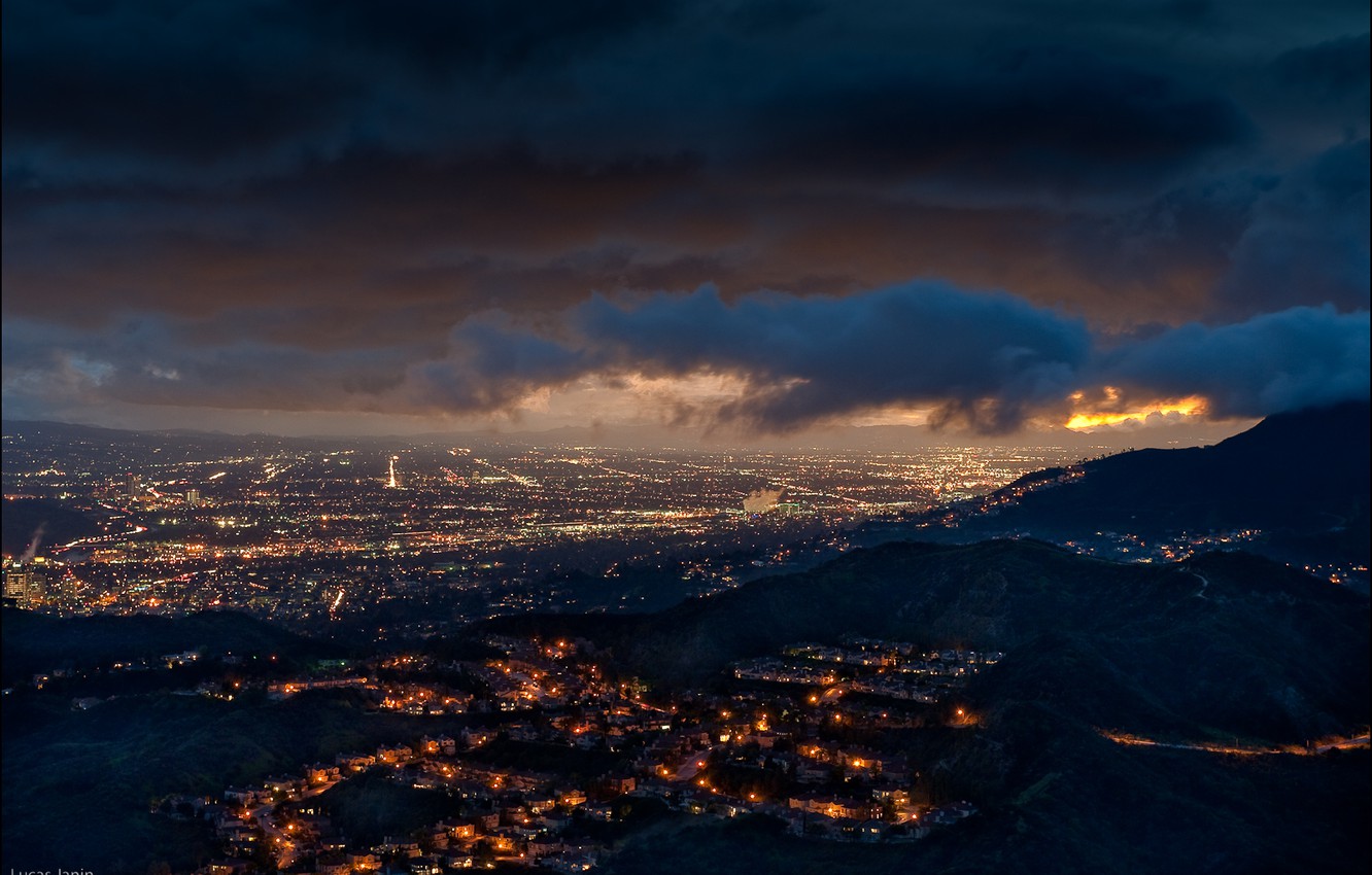 Wallpaper california, Burbank, Cloudy image for desktop, section город