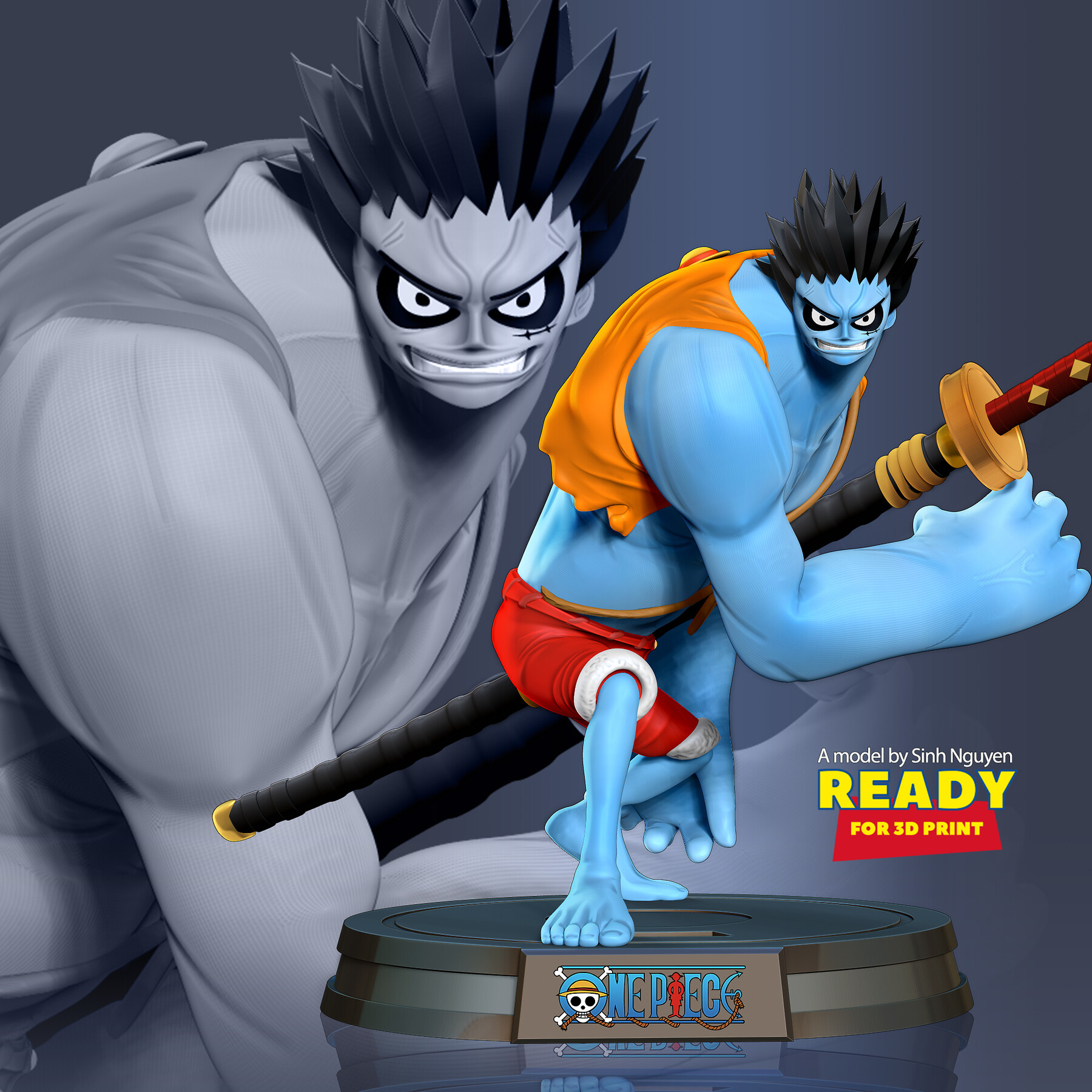 Nightmare Luffy Piece Fanart