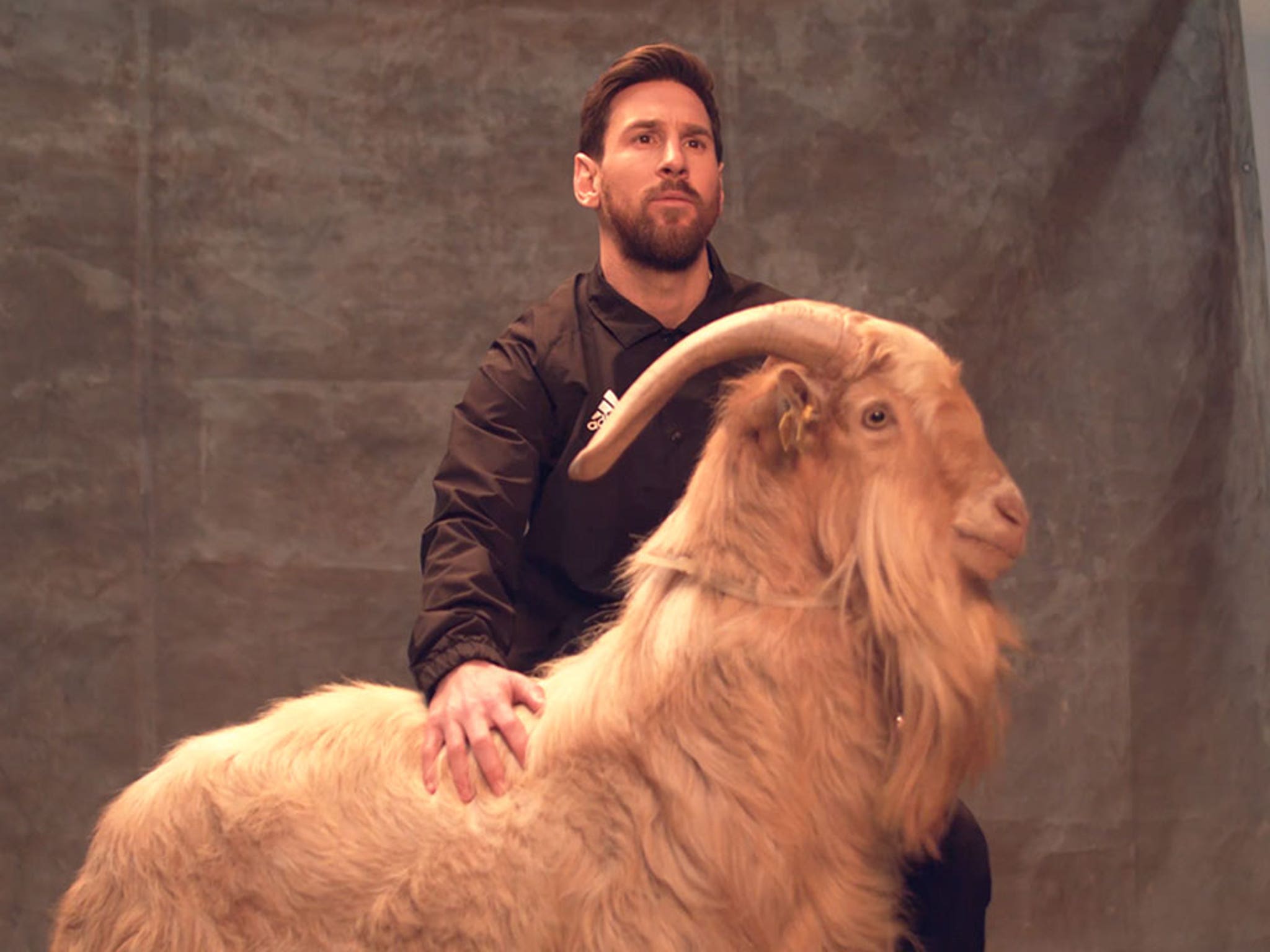 Lionel Messi Poses with Goats While Saying He's Not the G.O.A.T