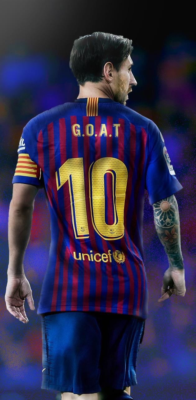 Messi GOAT wallpaper