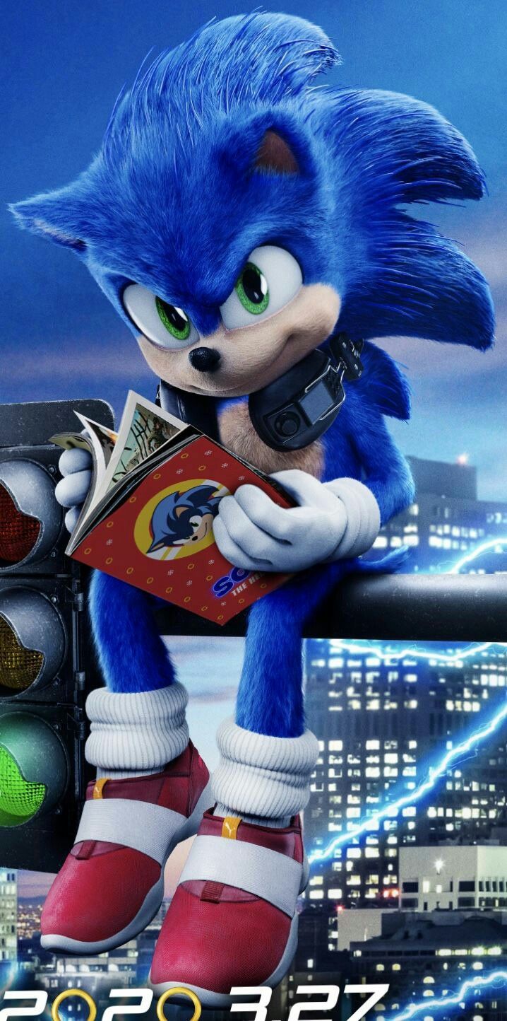 Sonic the hedgehog movie is so amazing he in traffic light up stairs. Festas de aniversário do sonic, Desenhos do sonic, Wallpaper crianças