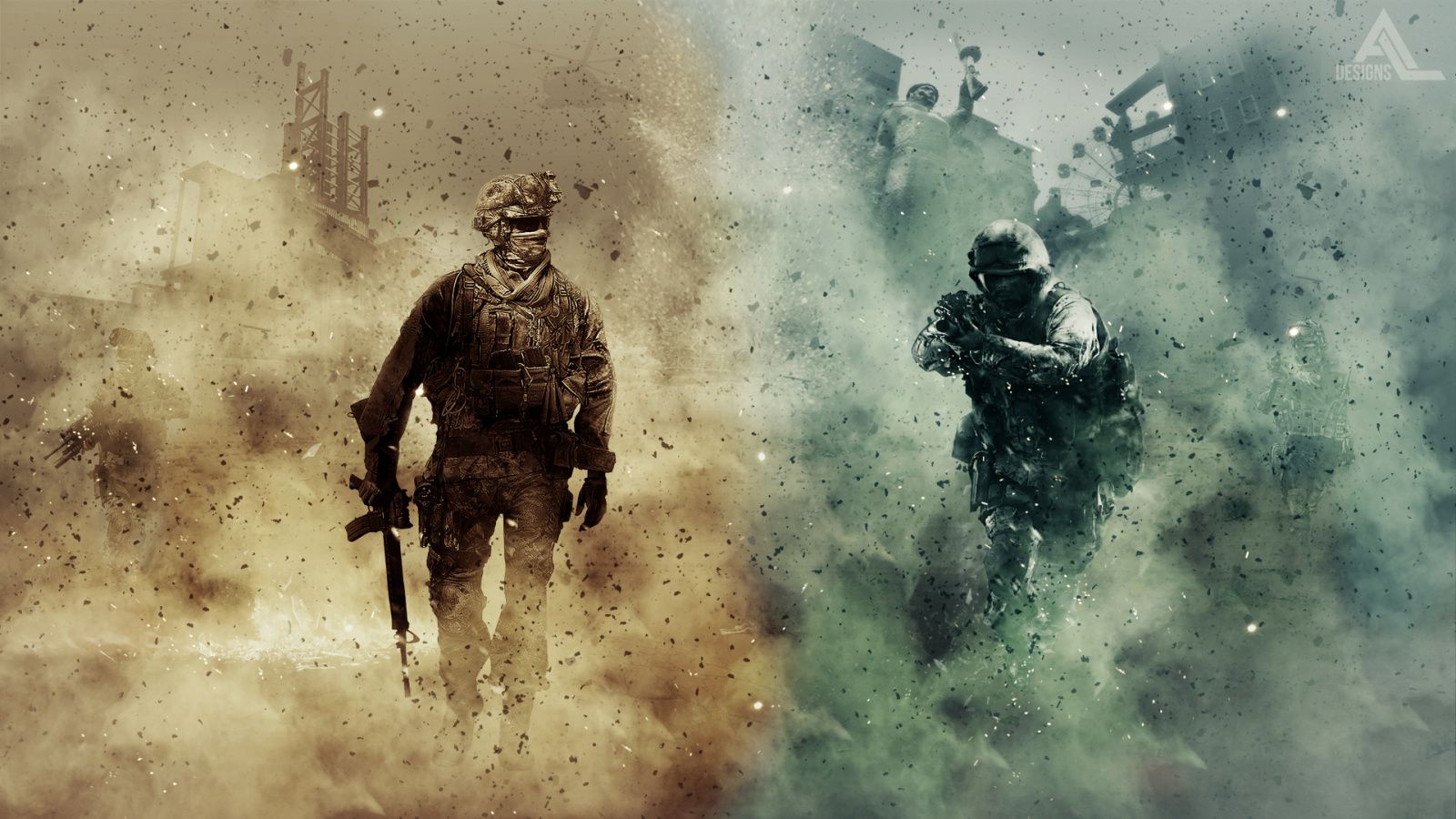 Call of Duty 4 - Modern Warfare II, soap, guerra, modern warfare ii, video  game, HD wallpaper | Peakpx