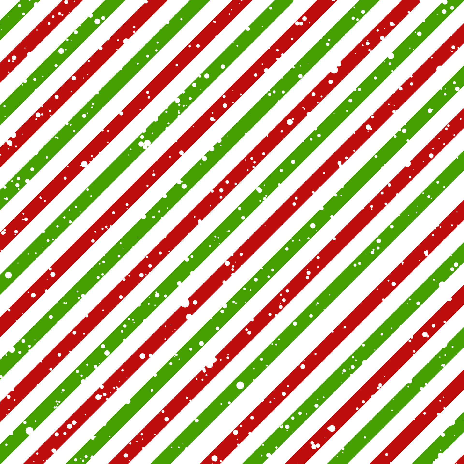 Christmas diagonal striped red and green lines on white background with snow texture, Vector