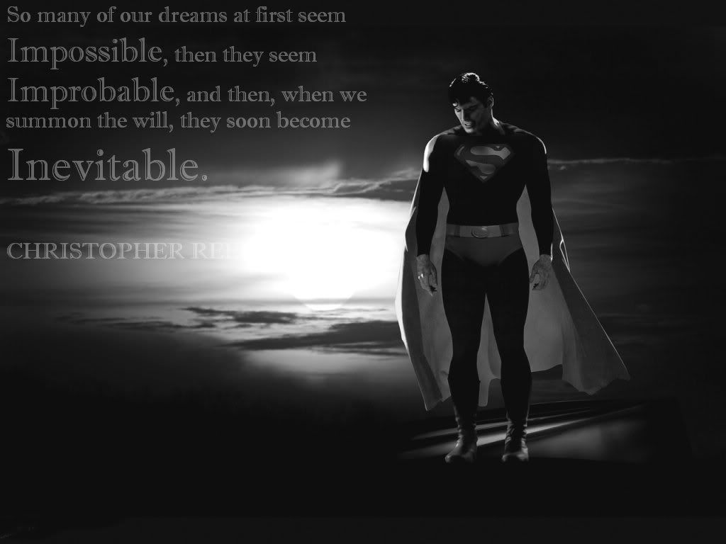Christopher Reeves Quote. Superman wallpaper, Evil superman, Batman vs superman movie