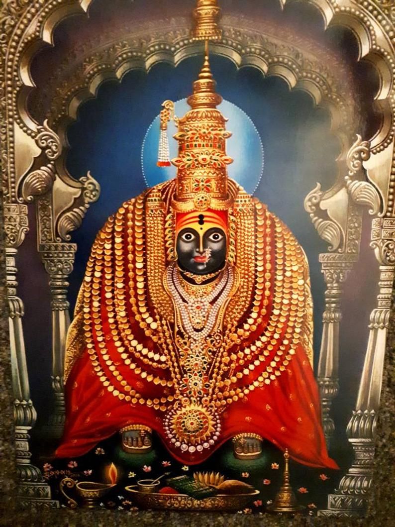 Hindu Goddess Tulja Bhavani UK. Bhavani, Shakti goddess, Hindu