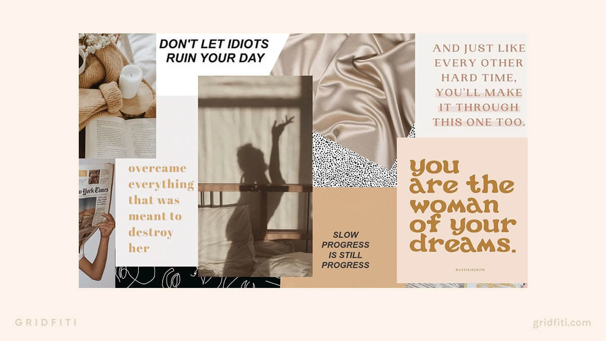 Aesthetic Collage Wallpaper & Background (Desktop, Phone & Tablet)