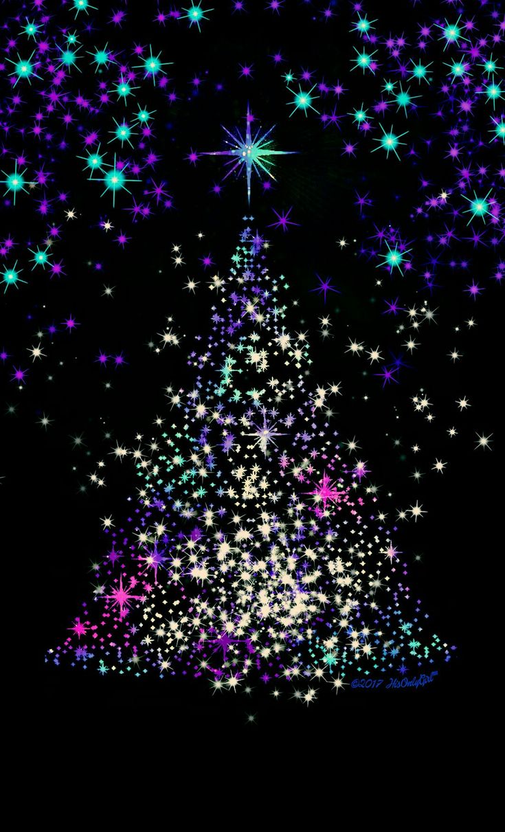 Christmas tree galaxy wallpaper I created for the app CocoPPa. Christmas tree wallpaper iphone, Christmas tree wallpaper, Christmas wallpaper