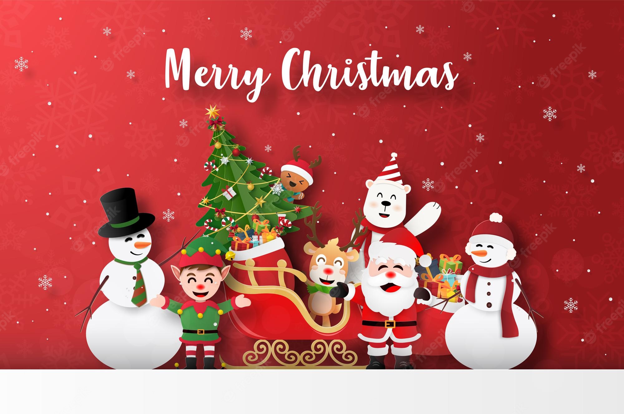 Merry Christmas And Happy New Year Banner Wallpapers - Wallpaper Cave