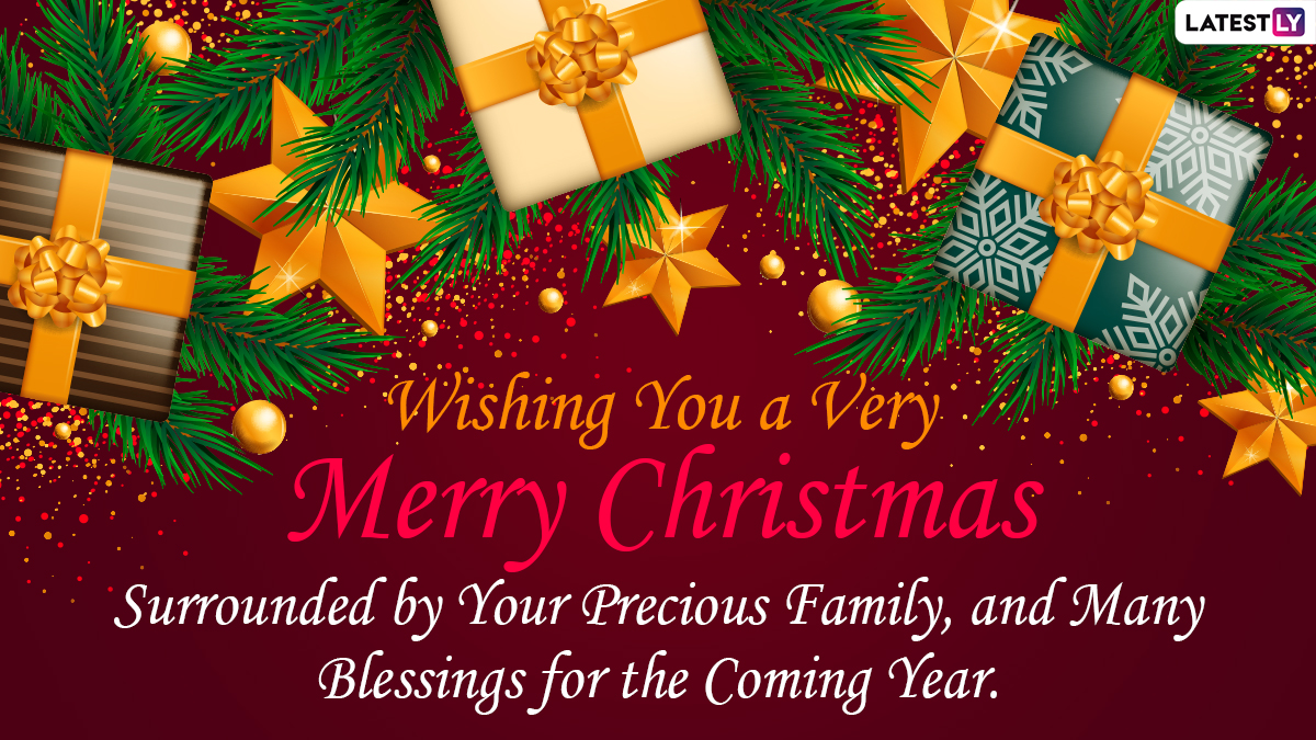 Merry Christmas 2021 Greetings & HD Image: Celebrate Xmas in Advance by Sending These Lovely Wishes, WhatsApp Messages, Wallpaper & Quotes to Family and Friends