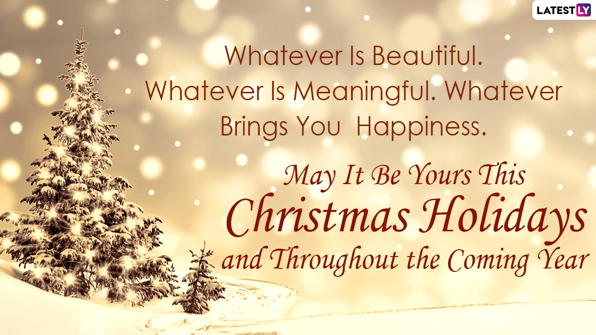 Merry Christmas & Happy New Year 2022 Wishes in Advance: Celebrate Holiday Season 2021 by Sending These HD Image, Quotes, Wallpaper to Your Loved Ones