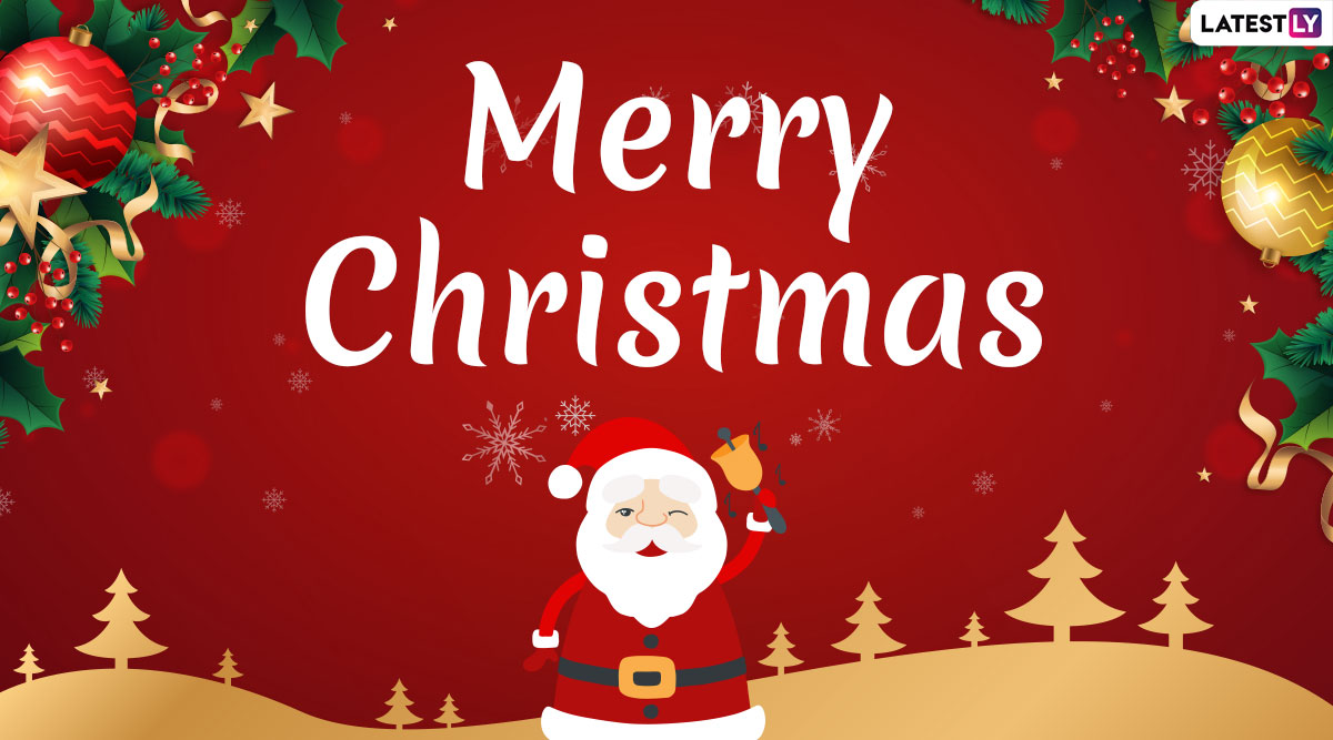 Merry Christmas 2021 Greetings & HD Image: Celebrate Xmas in Advance by Sending These Lovely Wishes, WhatsApp Messages, Wallpaper & Quotes to Family and Friends