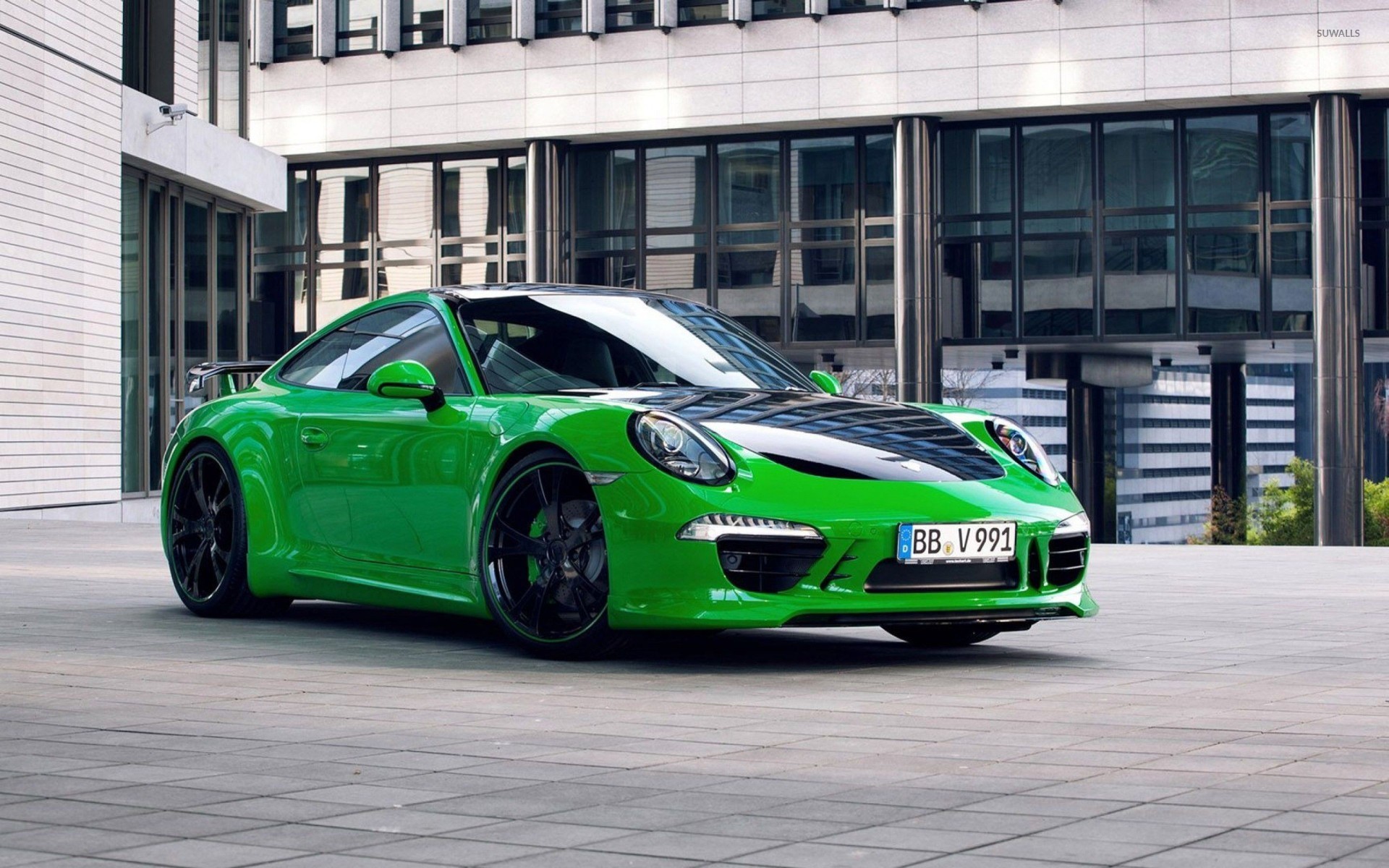 Green Porsche Wallpapers - Wallpaper Cave