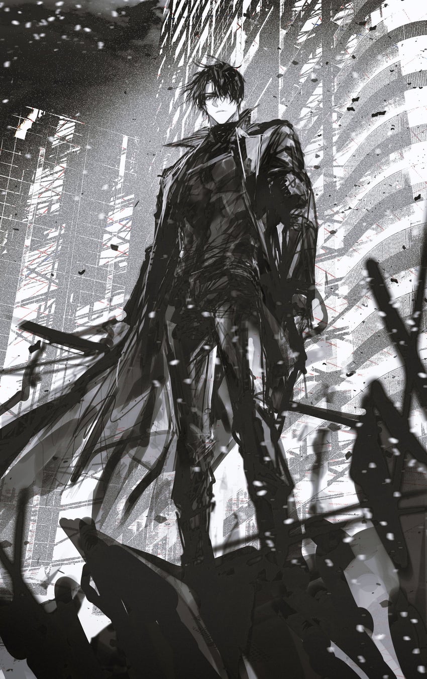 yoo joonghyuk (omniscient reader's viewpoint) drawn by haban_(haban35)