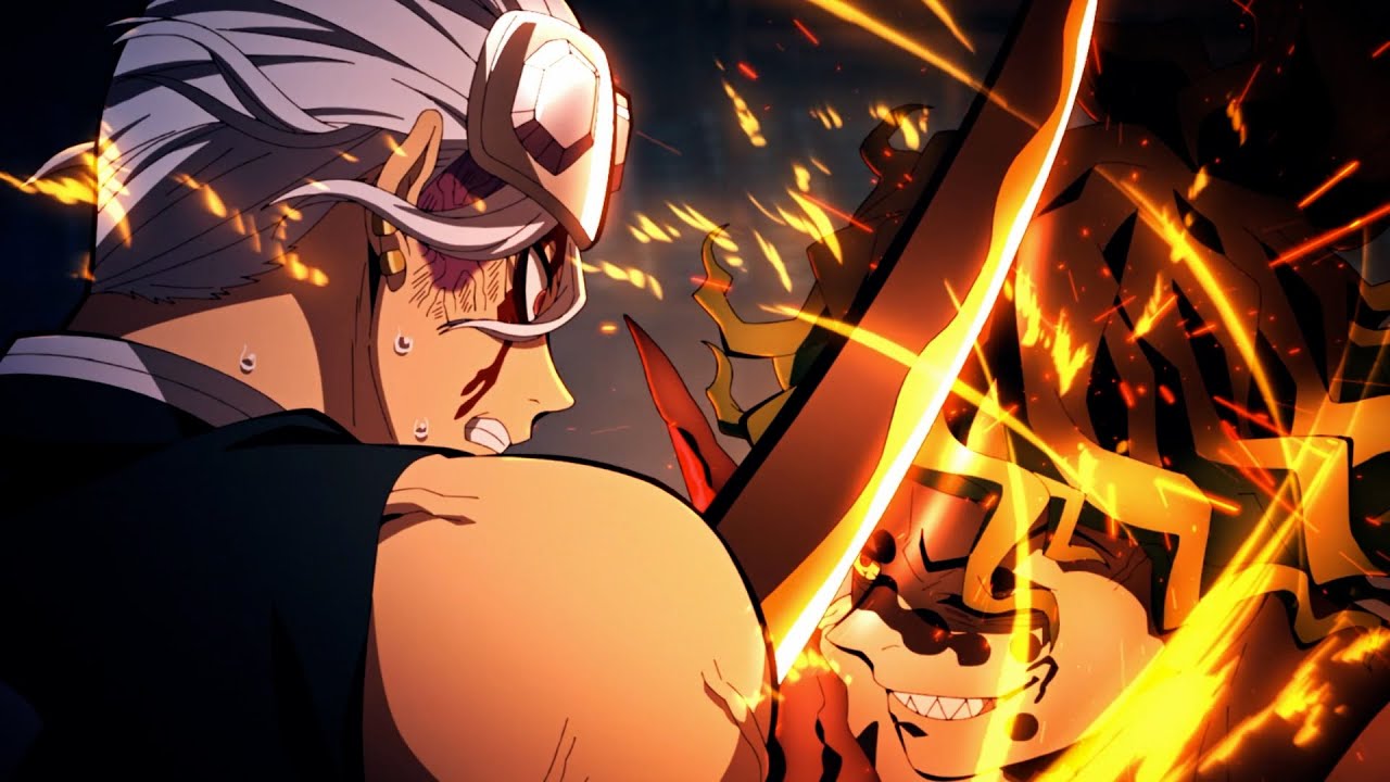 Uzui vs Gyutaro Part 2. Demon Slayer S2 Ep 8