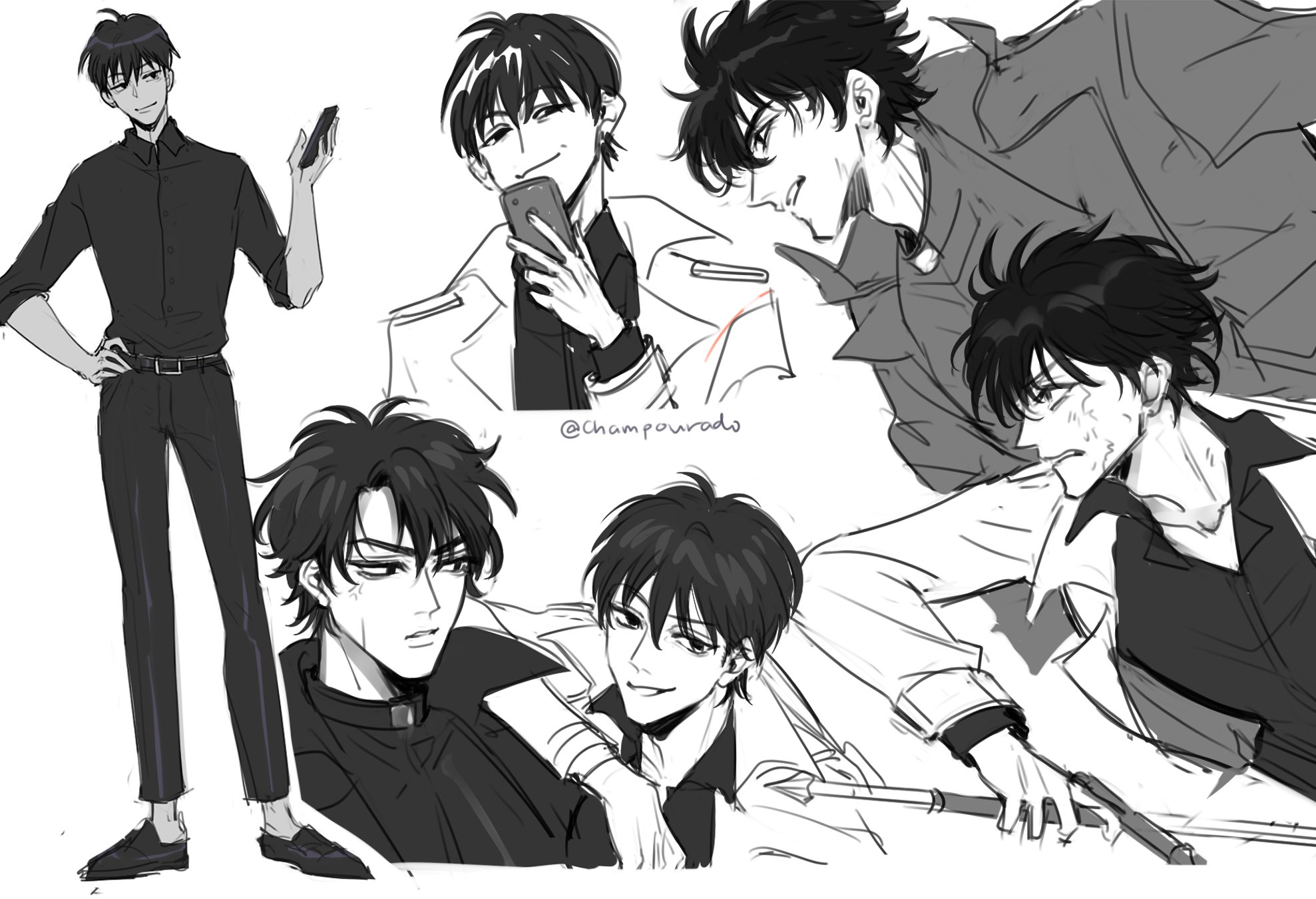 kim dokja and yoo joonghyuk (omniscient reader's viewpoint) drawn