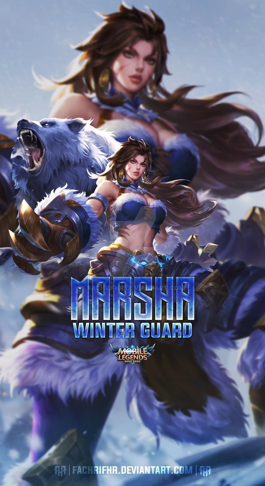 Marsha Winter Guard. Mobile legend wallpaper, Mobile legends, Alucard mobile legends