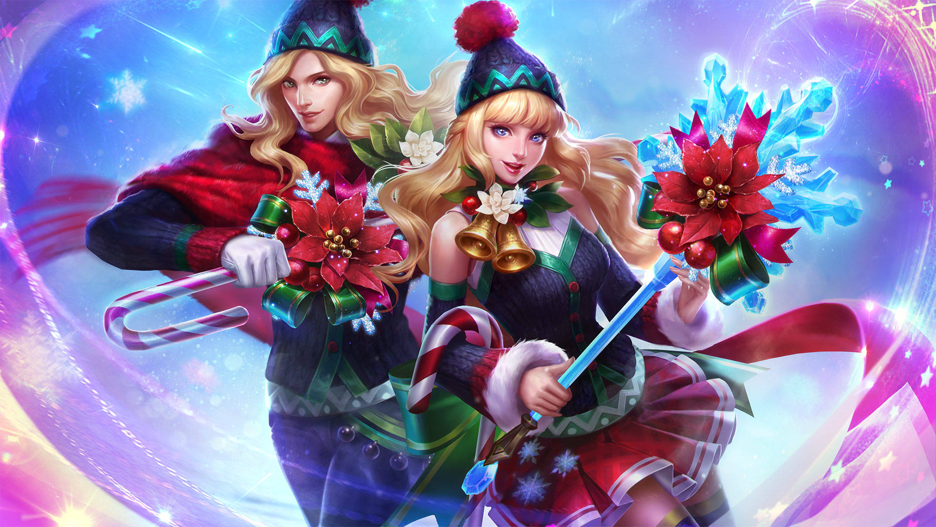 Download Mobile Legends Heroes Odette And Lancelot Wallpaper
