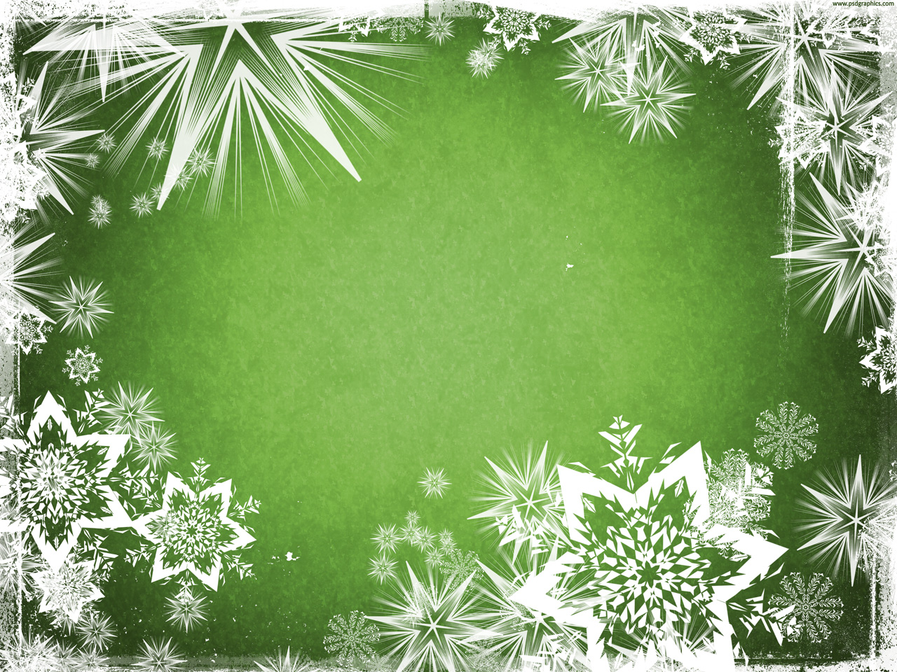 Green Christmas background