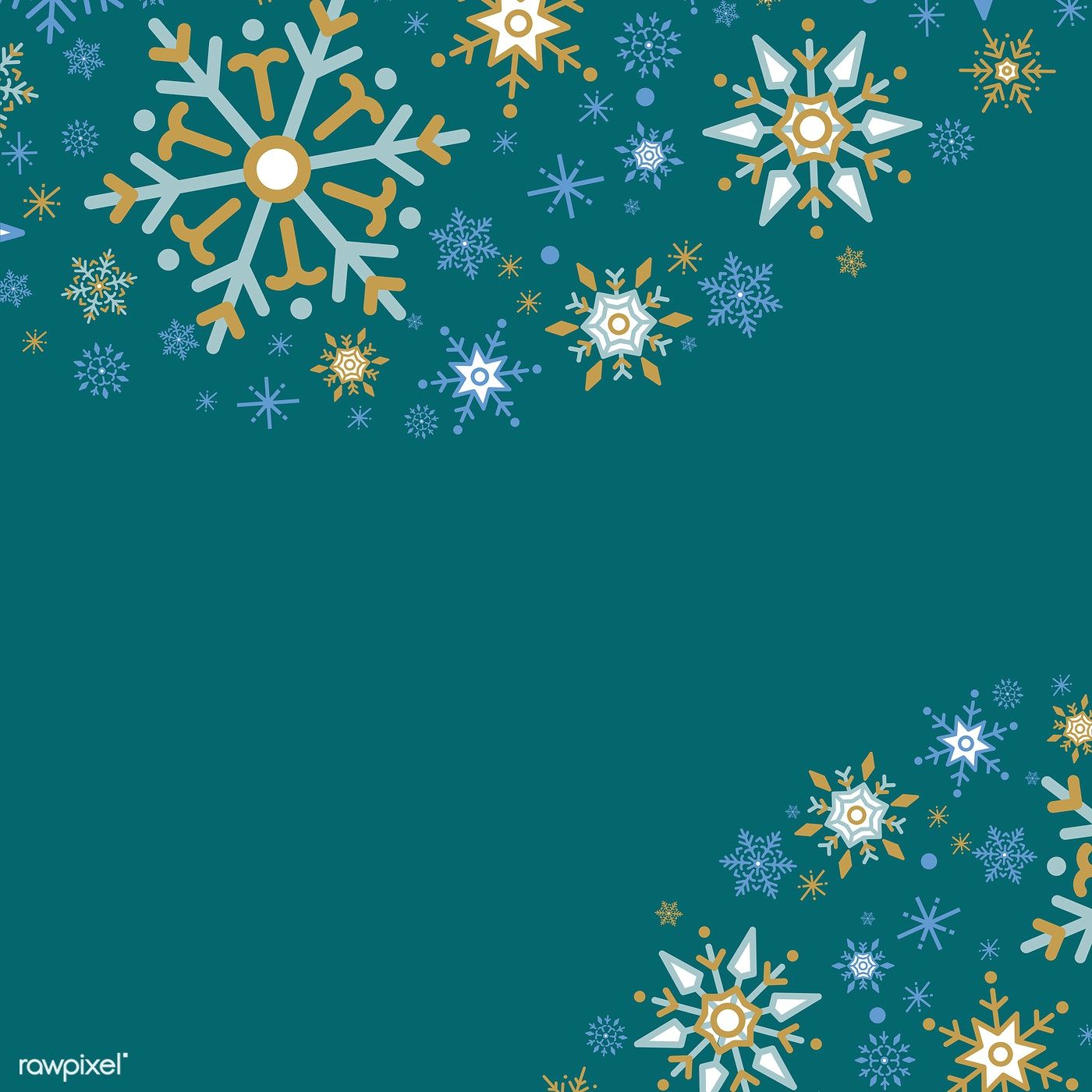 Green Christmas winter holiday background with snowflake vector. free image. Natale verde, Vacanze invernali, Sfondo natalizio