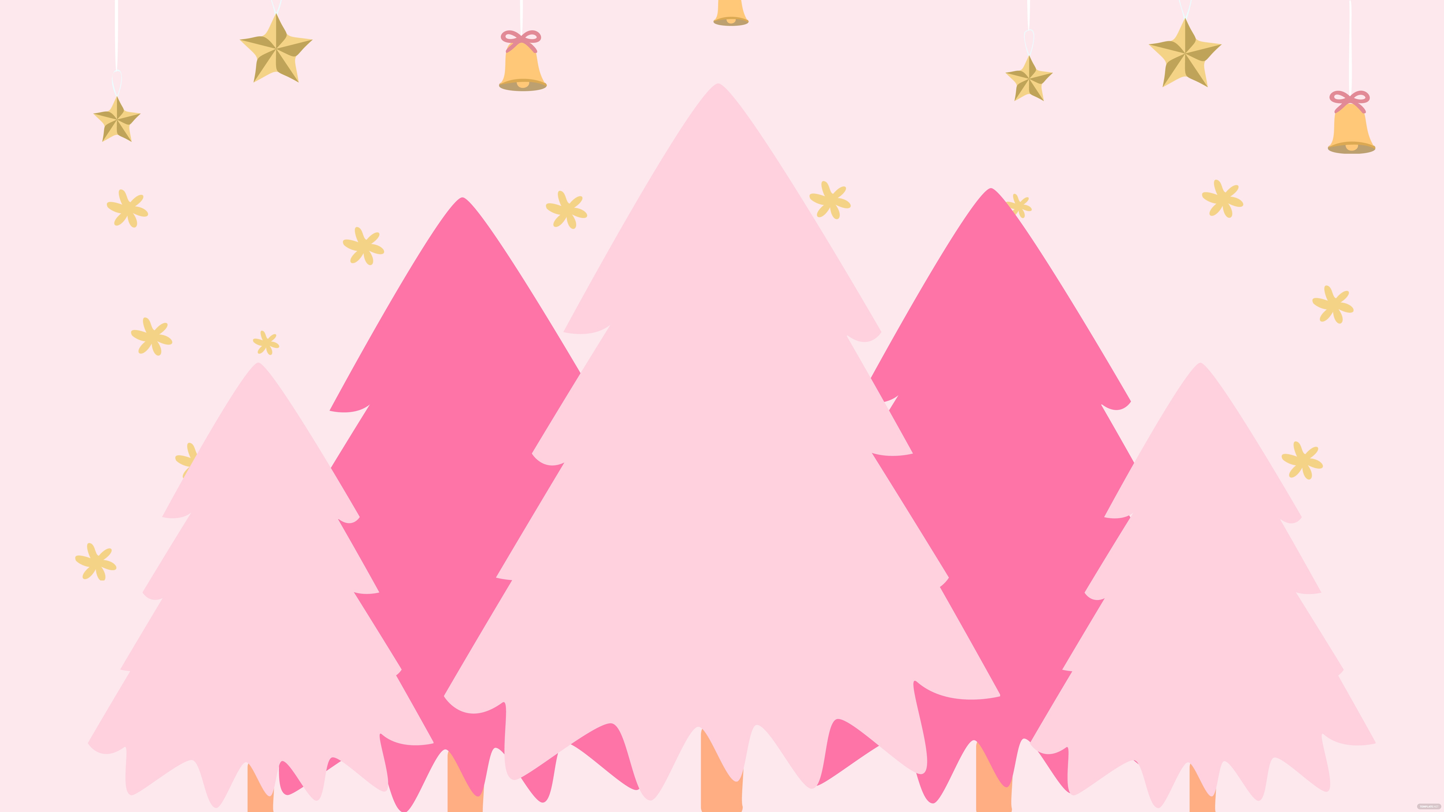 Christmas Pink Background, Illustrator, JPG, PSD, PNG, PDF, SVG