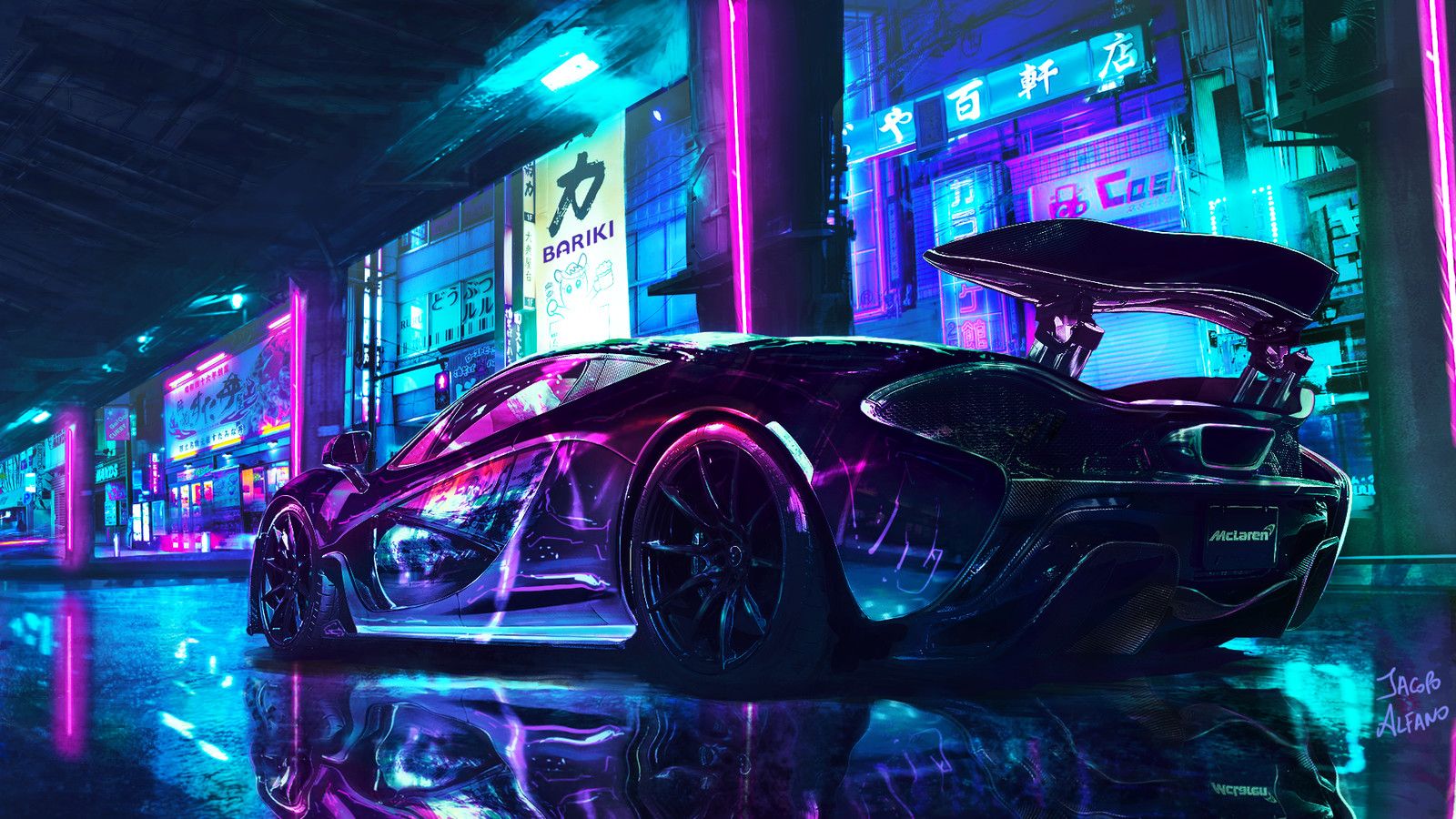 Cyberpunk Supercar Artwork Y3bzK. Supercars Wallpaper, Car Wallpaper, Super Cars
