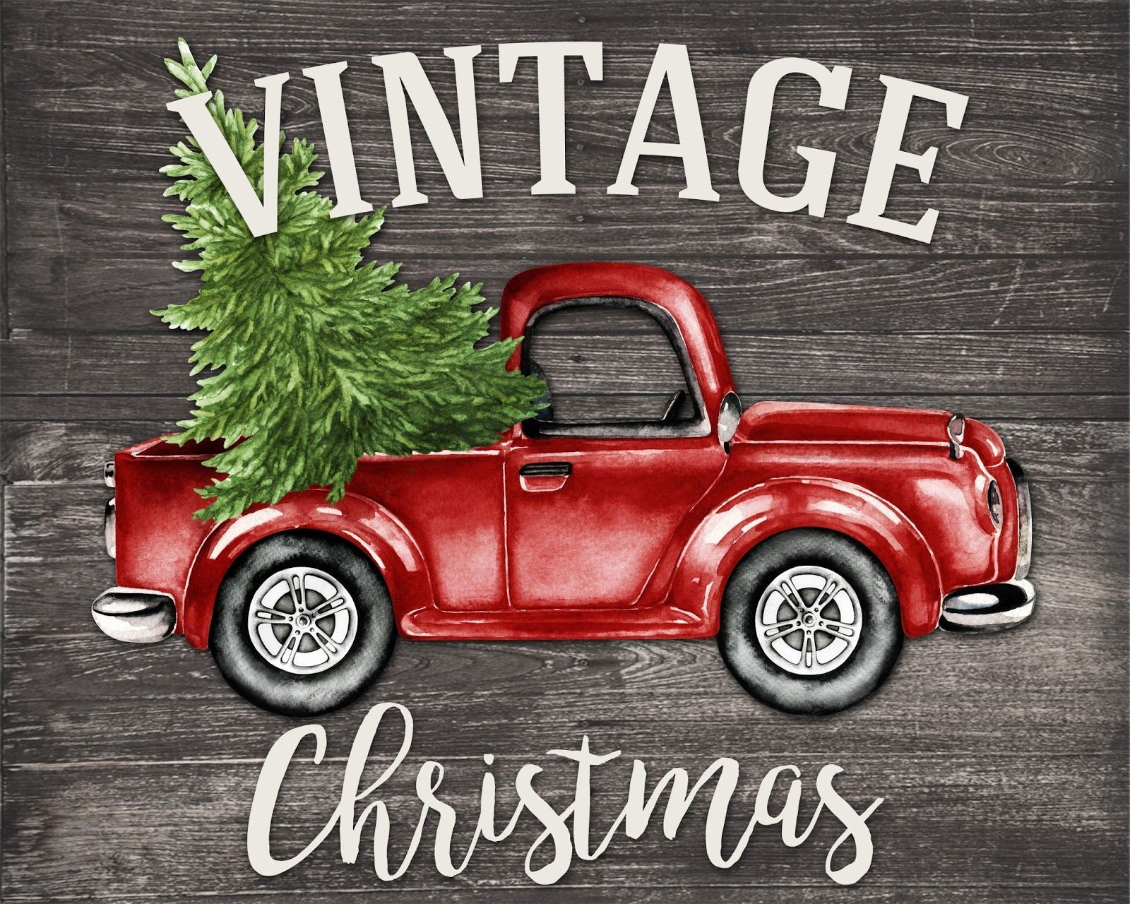 Vintage Truck Christmas Wallpaper Free Vintage Truck Christmas Background