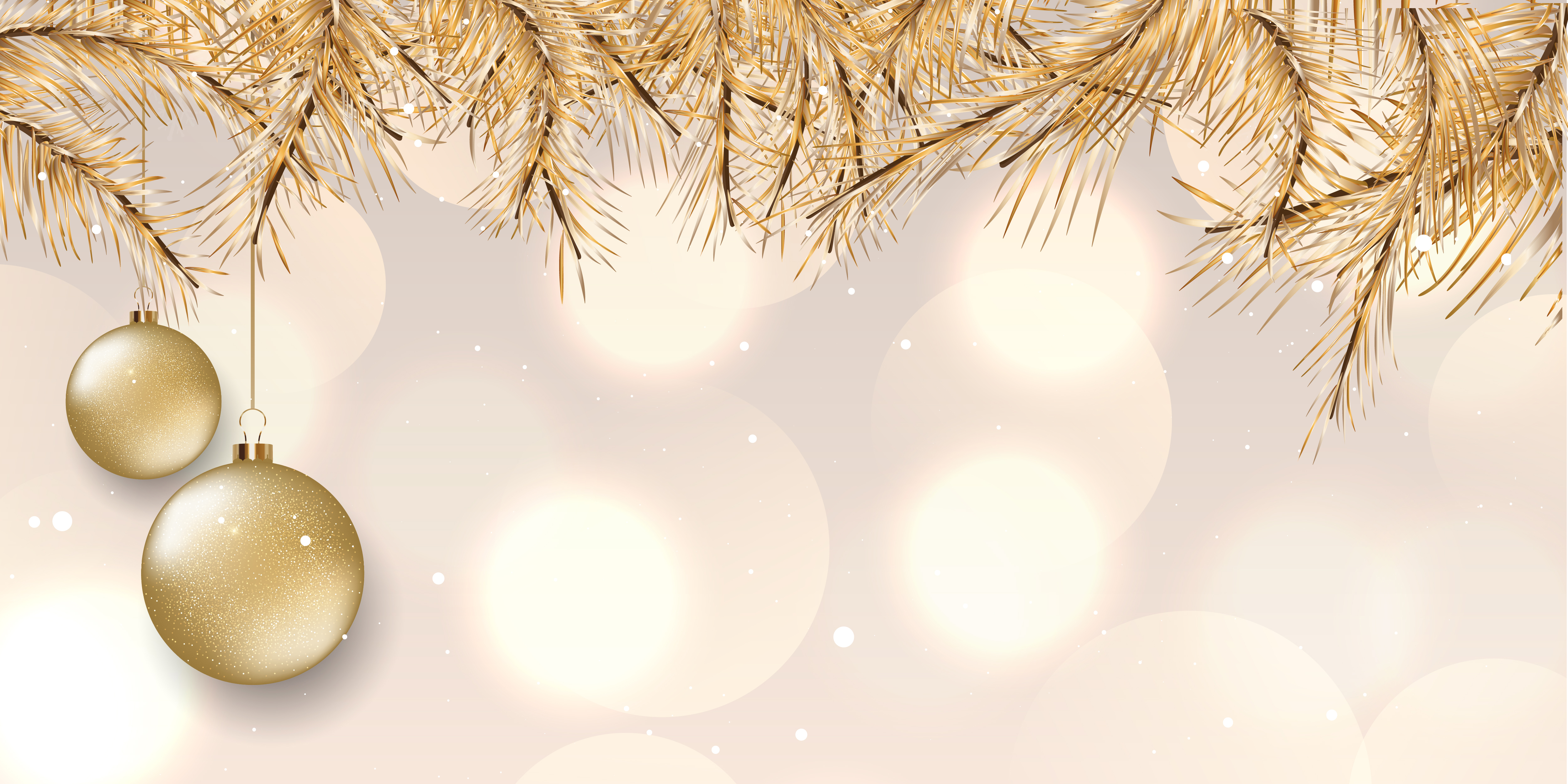 Elegant Christmas banner design