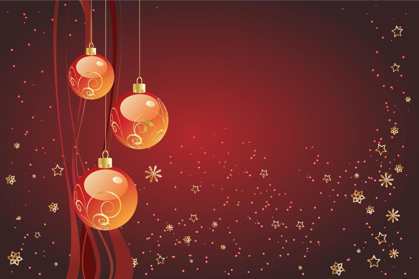 Red christmas glitter background with stars