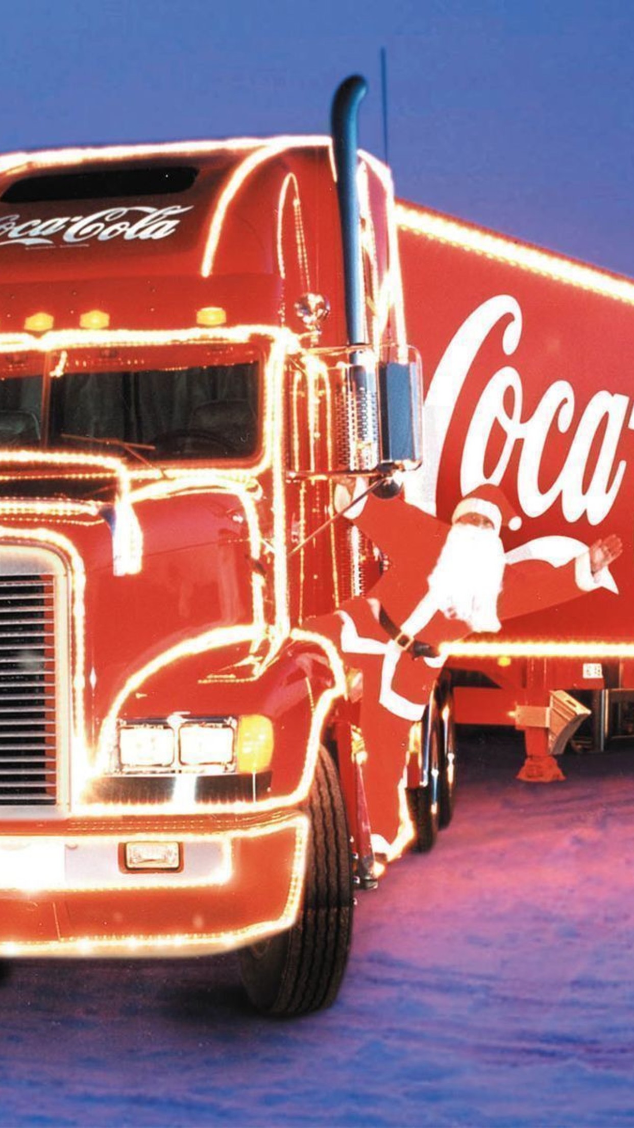 Truck Coca Cola Wallpaper for iPhone 11, Pro Max, X, 8, 7, 6