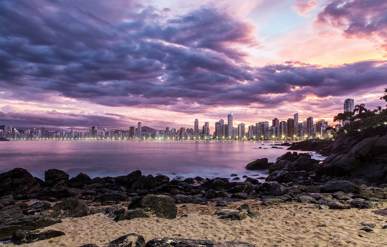 Wallpaper Brazil, Santa Catarina, Vila Real, Balneario Camboriu image for desktop, section город