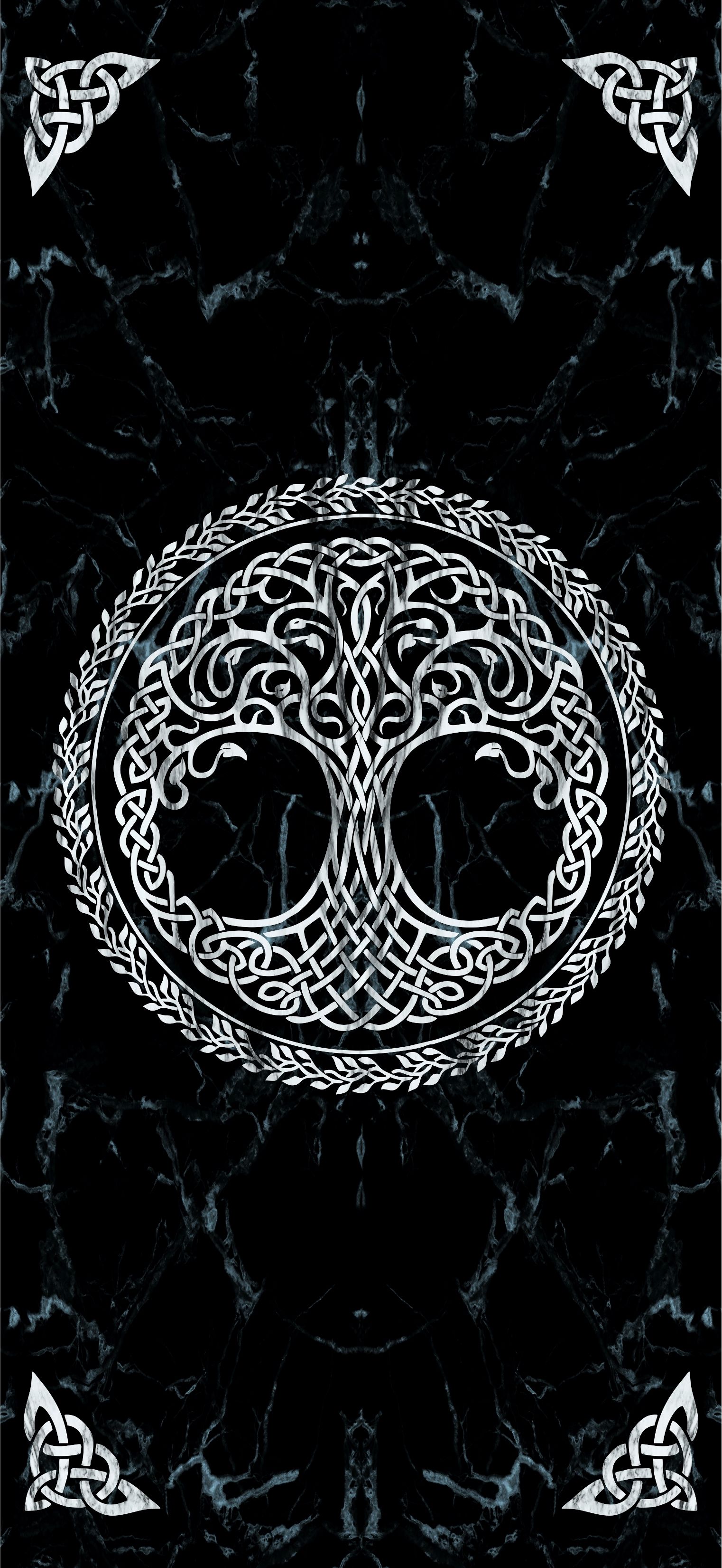 Yggdrasil. Viking wallpaper, Yggdrasil tattoo, Viking art