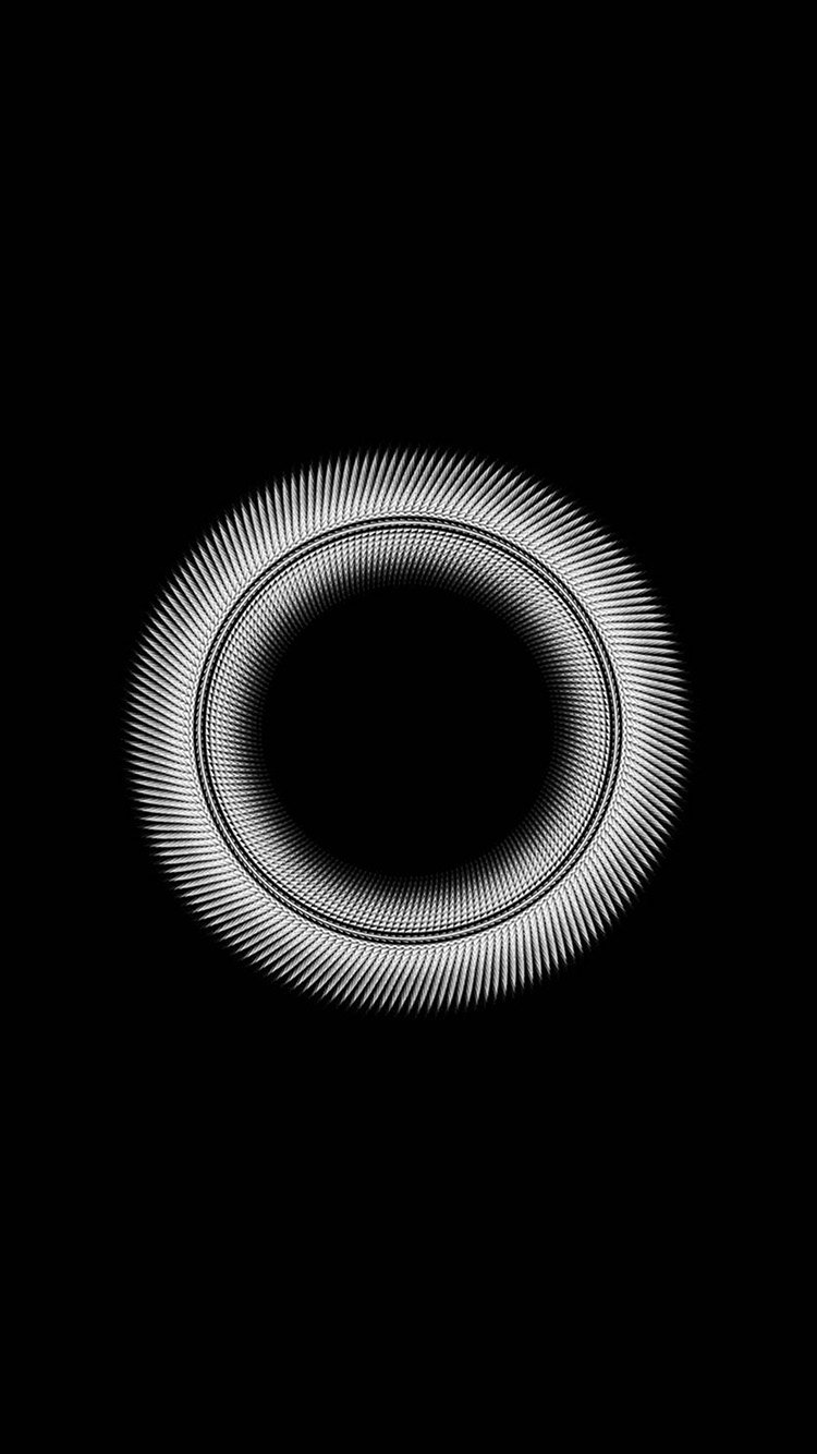 circle black inside minimal simple pattern background