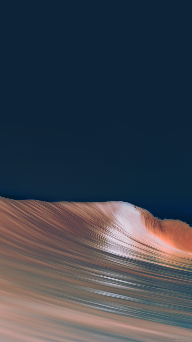 iPhone X wallpaper. rolling wave art dark simple minimal