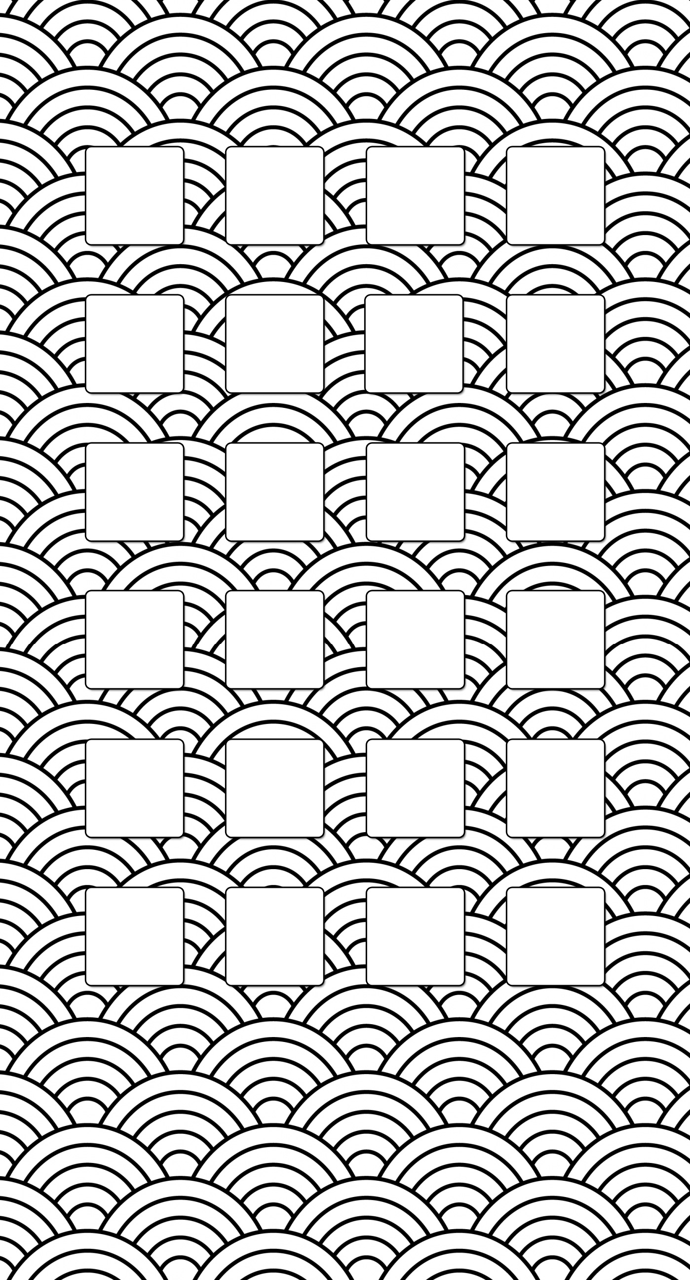 Shelf simple New Year spiral black. wallpaper.sc iPhone6sPlus