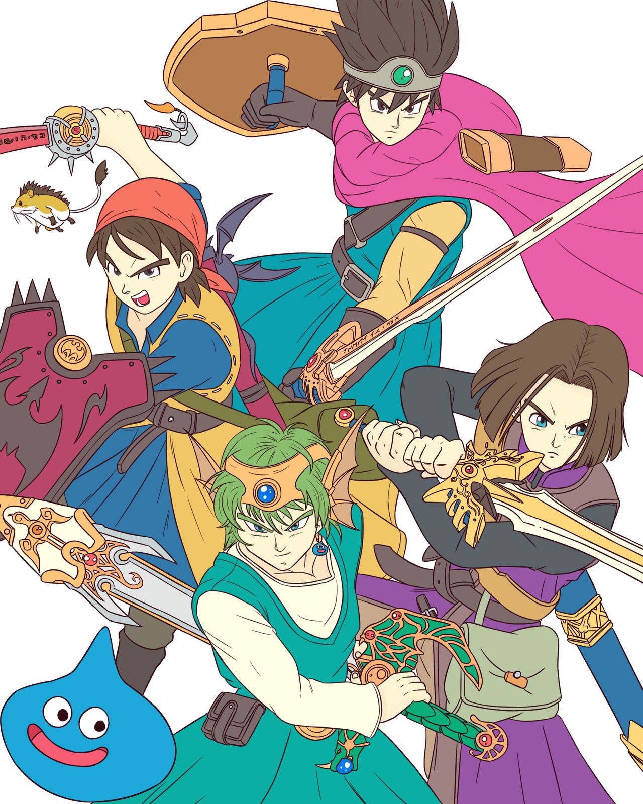 truejekart: “The Heroes from Dragon Quest are in Smash Ultimate!! ”. Dragon quest, Dragon quest 8, Super smash bros