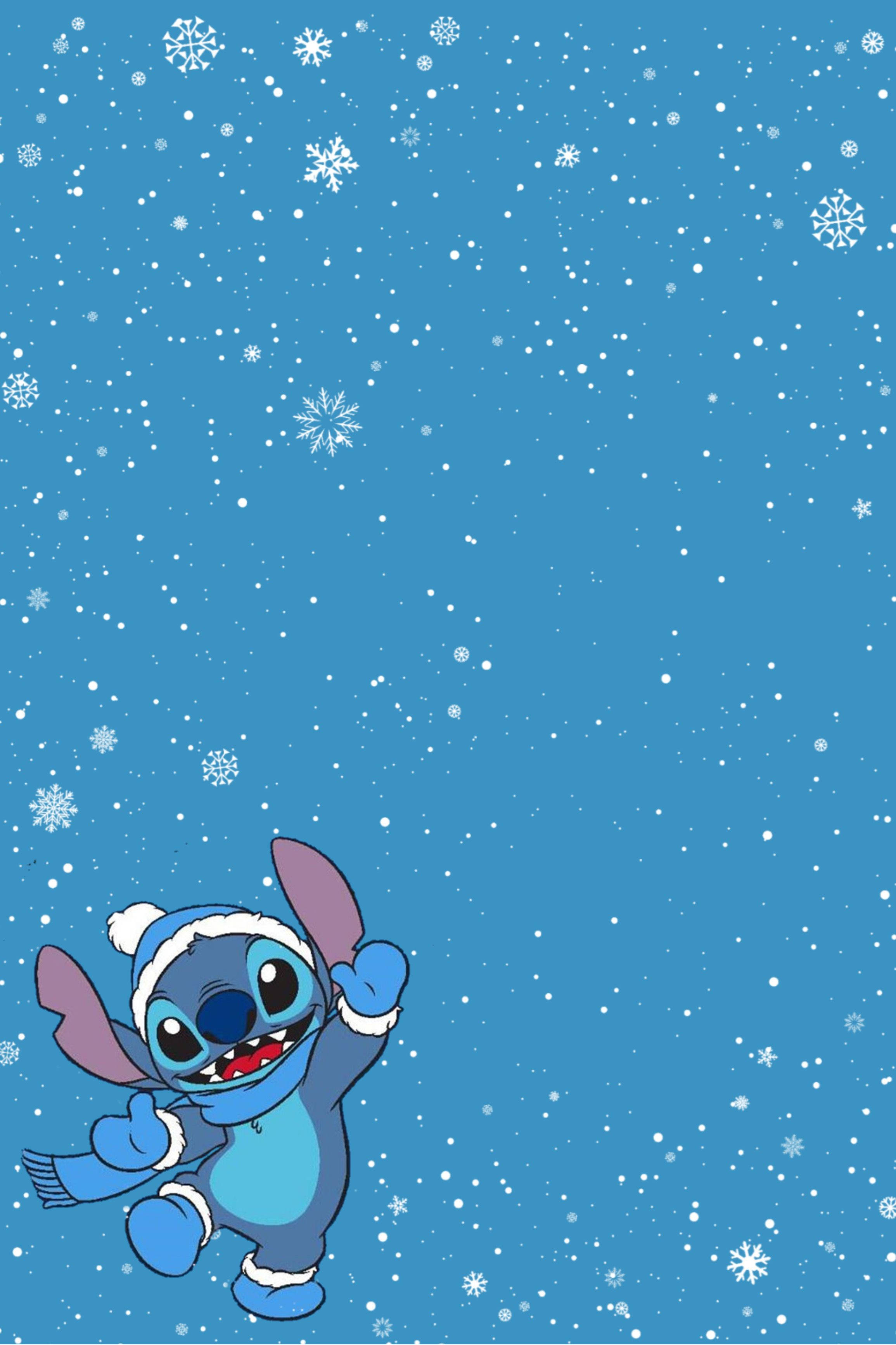Download Stitch Christmas Phone Wallpaper