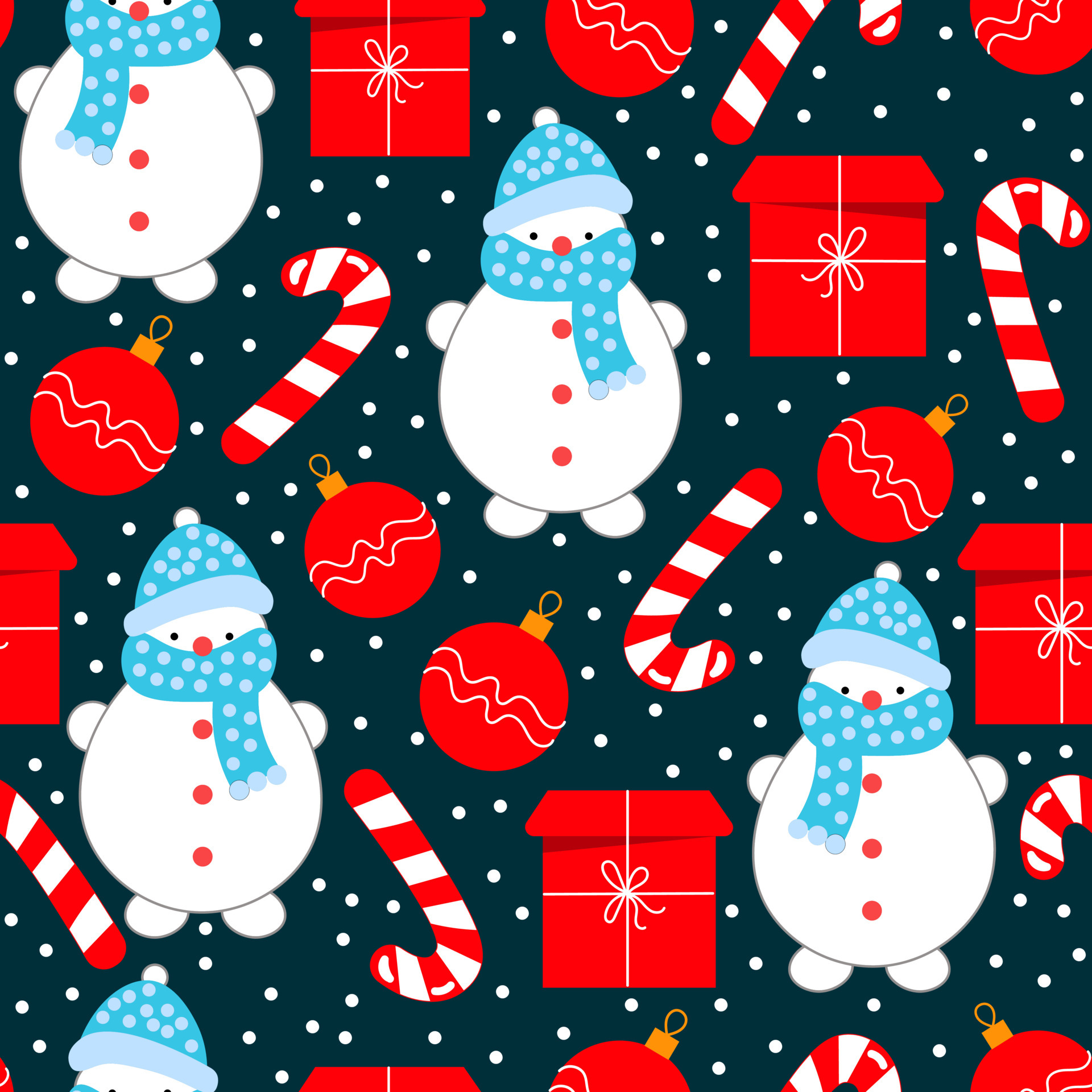 Cute Red Christmas Wallpapers Wallpaper Cave