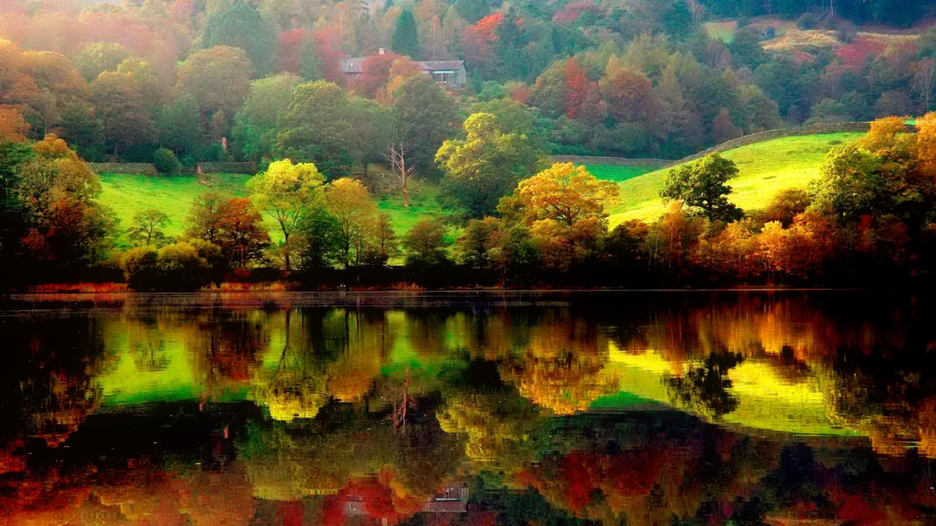 Colorful Autumn Reflections Wallpapers - Wallpaper Cave