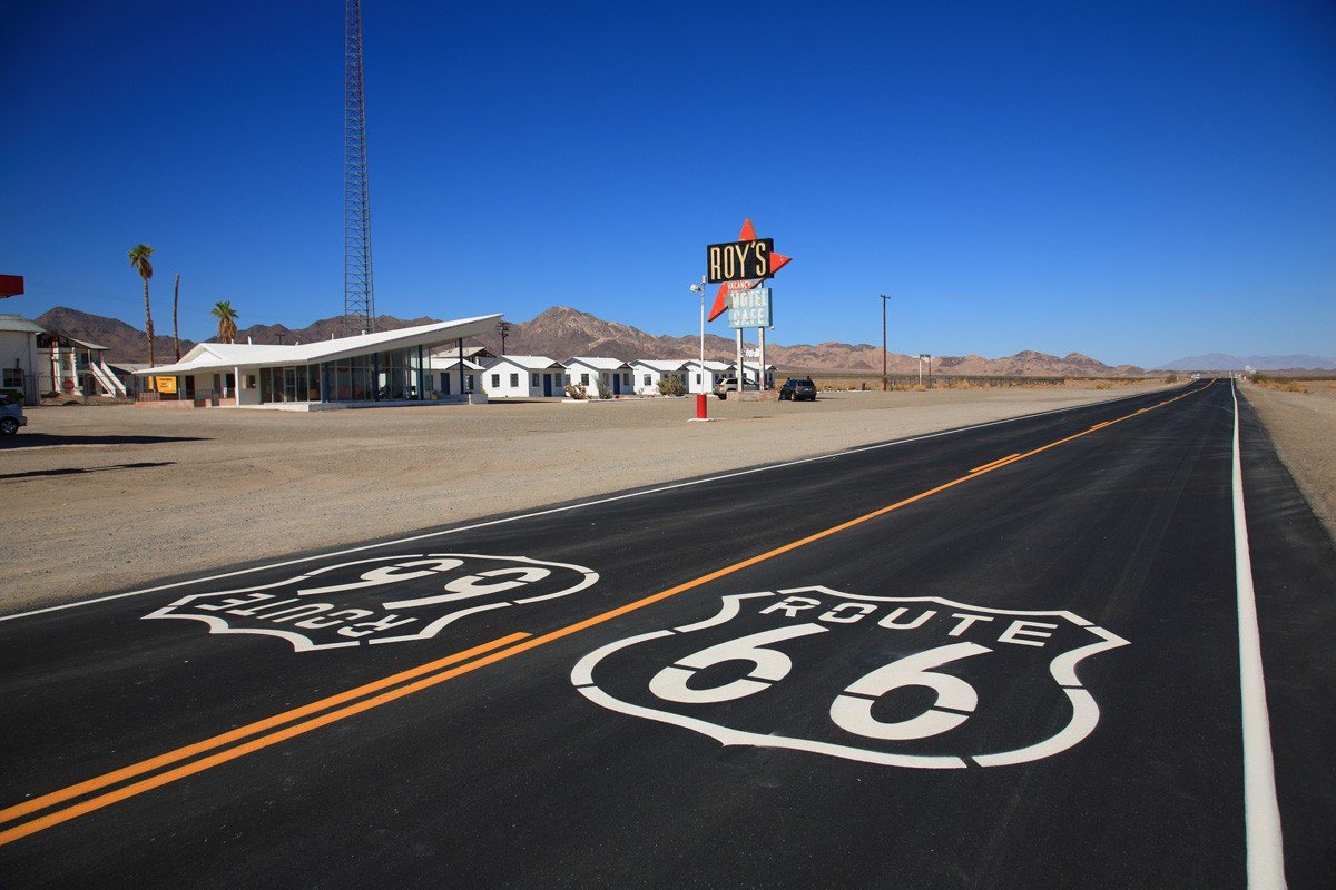 road, Route USA, Highway, California, Motel, Restaurant, Sand, Desert Wallpaper HD / Desktop and Mobile Background