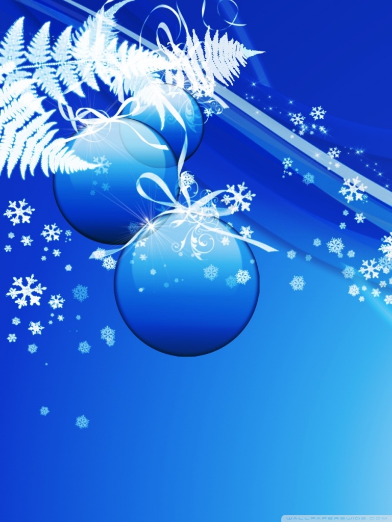 Blue Christmas Vertical Wallpapers - Wallpaper Cave