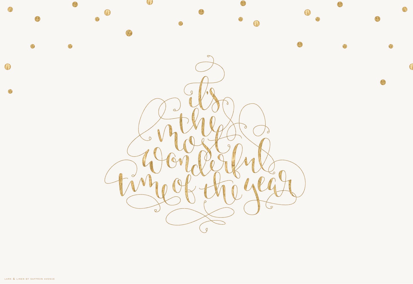 Free Christmassy Desktop Wallpaper. Lark & Linen Interior Design and Lifestyle Blog