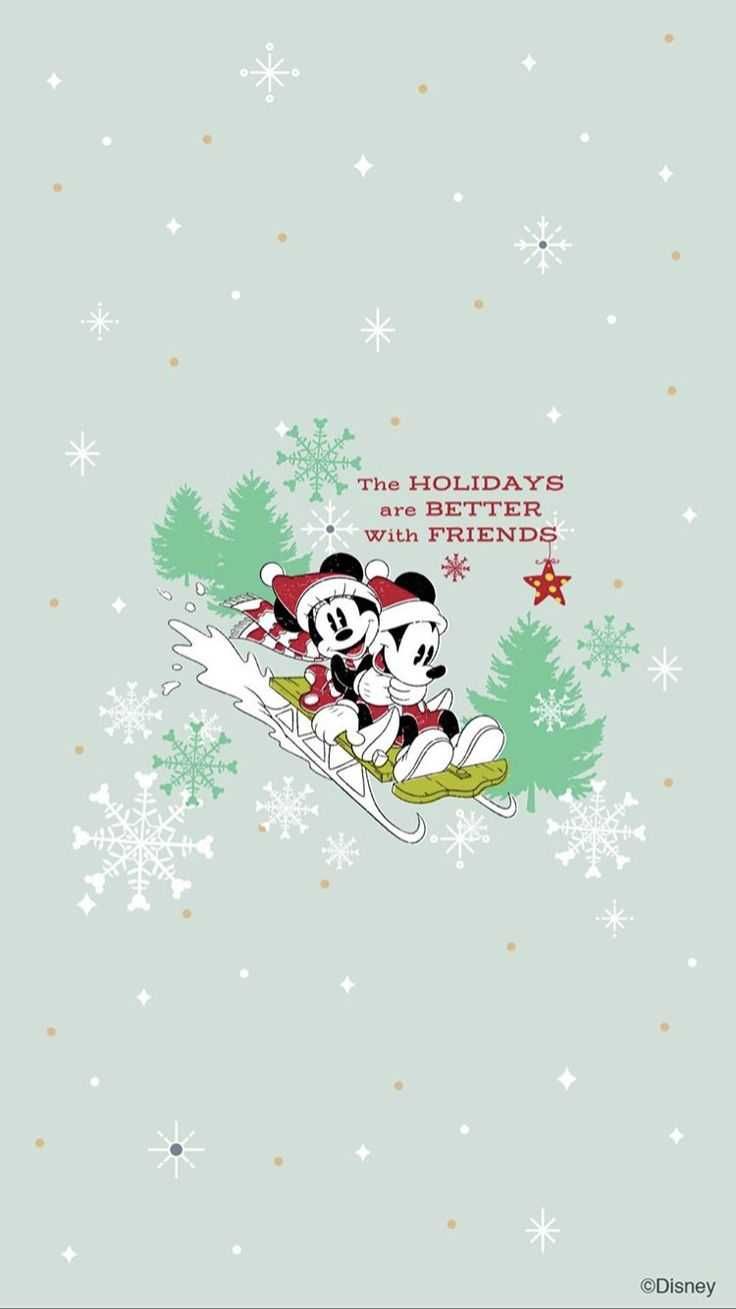 Disney Christmas Wallpaper. Christmas wallpaper, Disney christmas, Christmas wallpaper iphone cute