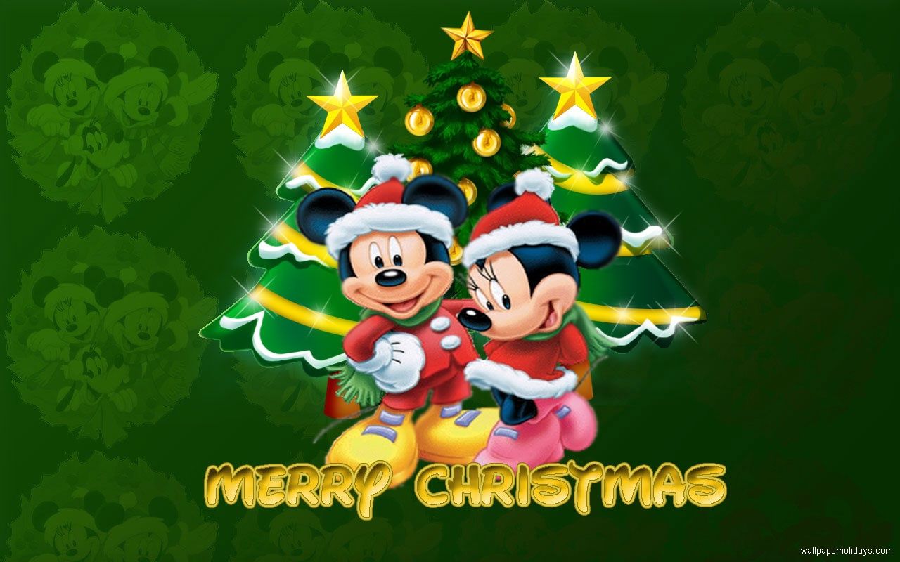 Mickey Mouse Merry Christmas Wallpaper Picture, Photo, and Image for Facebook, Tumblr, , and Twitter