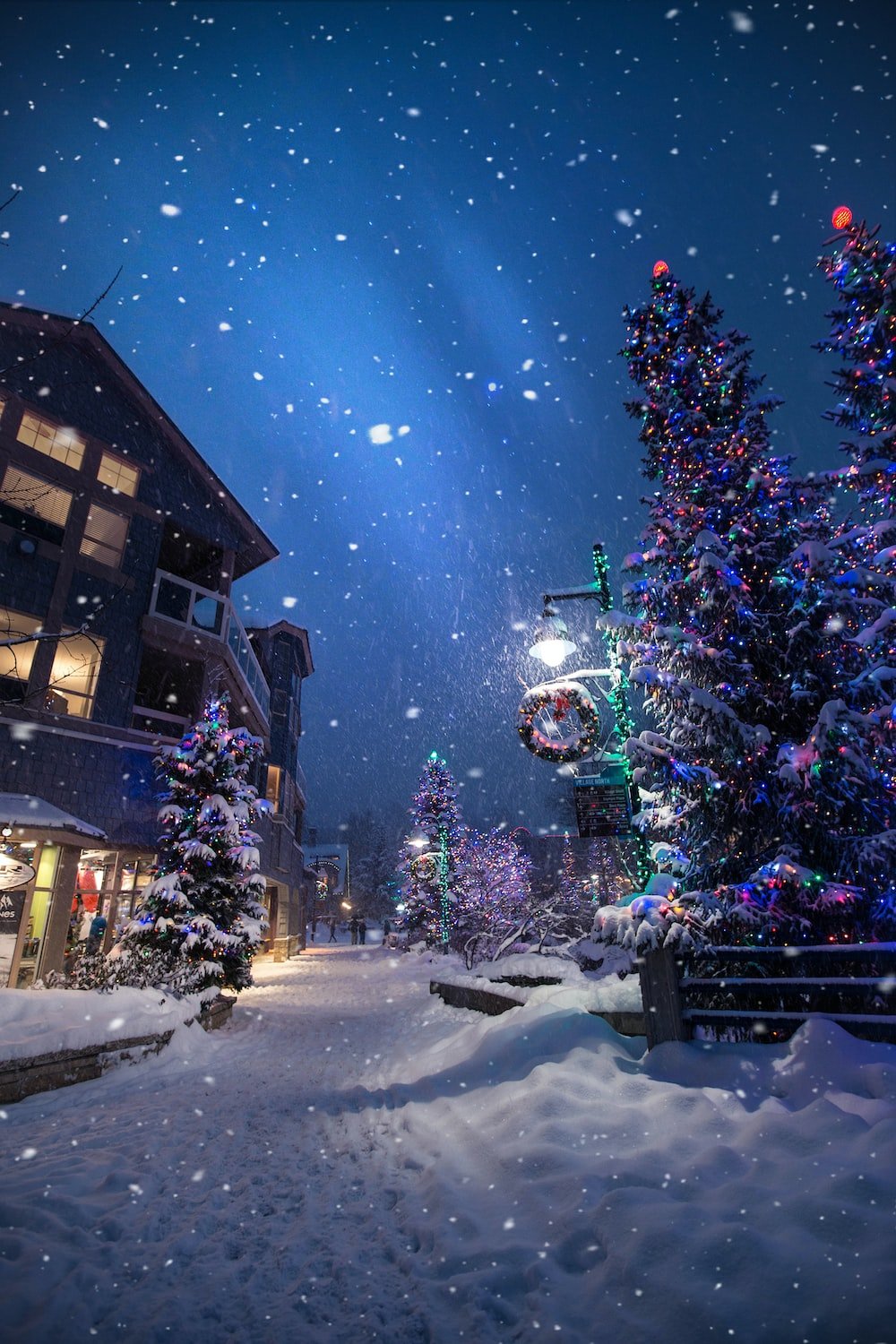 Christmas Village Picture. Download Free Image