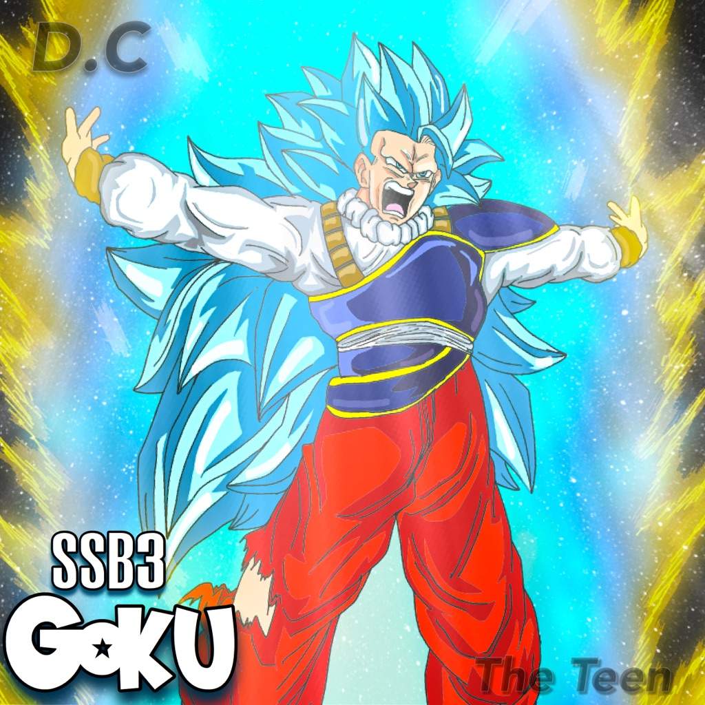 ❄️SSB3 Goku Drawing❄️