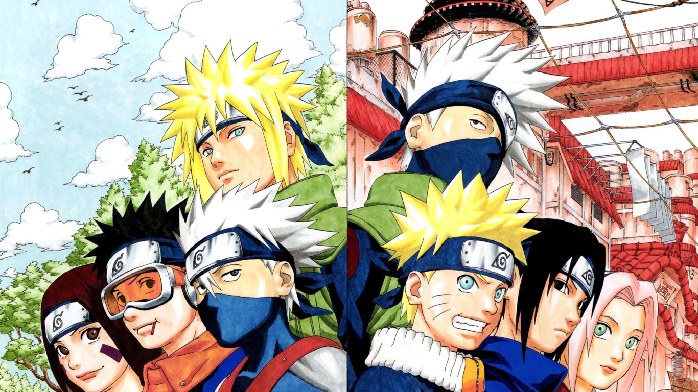 Kakashi Hatake Minato Namikaze Naruto Naruto Uzumaki Obito For Your XFCE Desktop