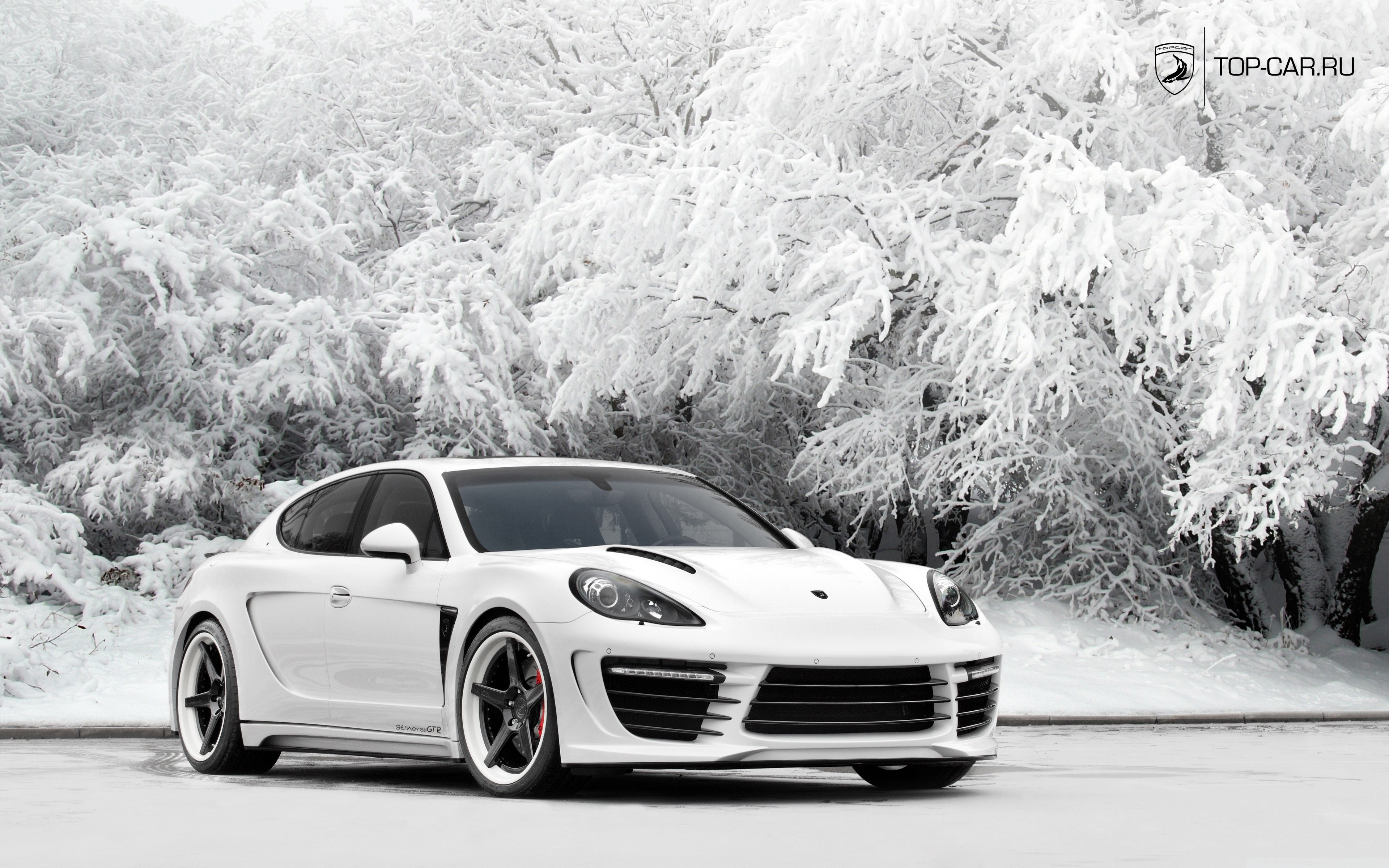 winter, Snow, Stingray, Porsche, Panamera Wallpaper HD / Desktop and Mobile Background